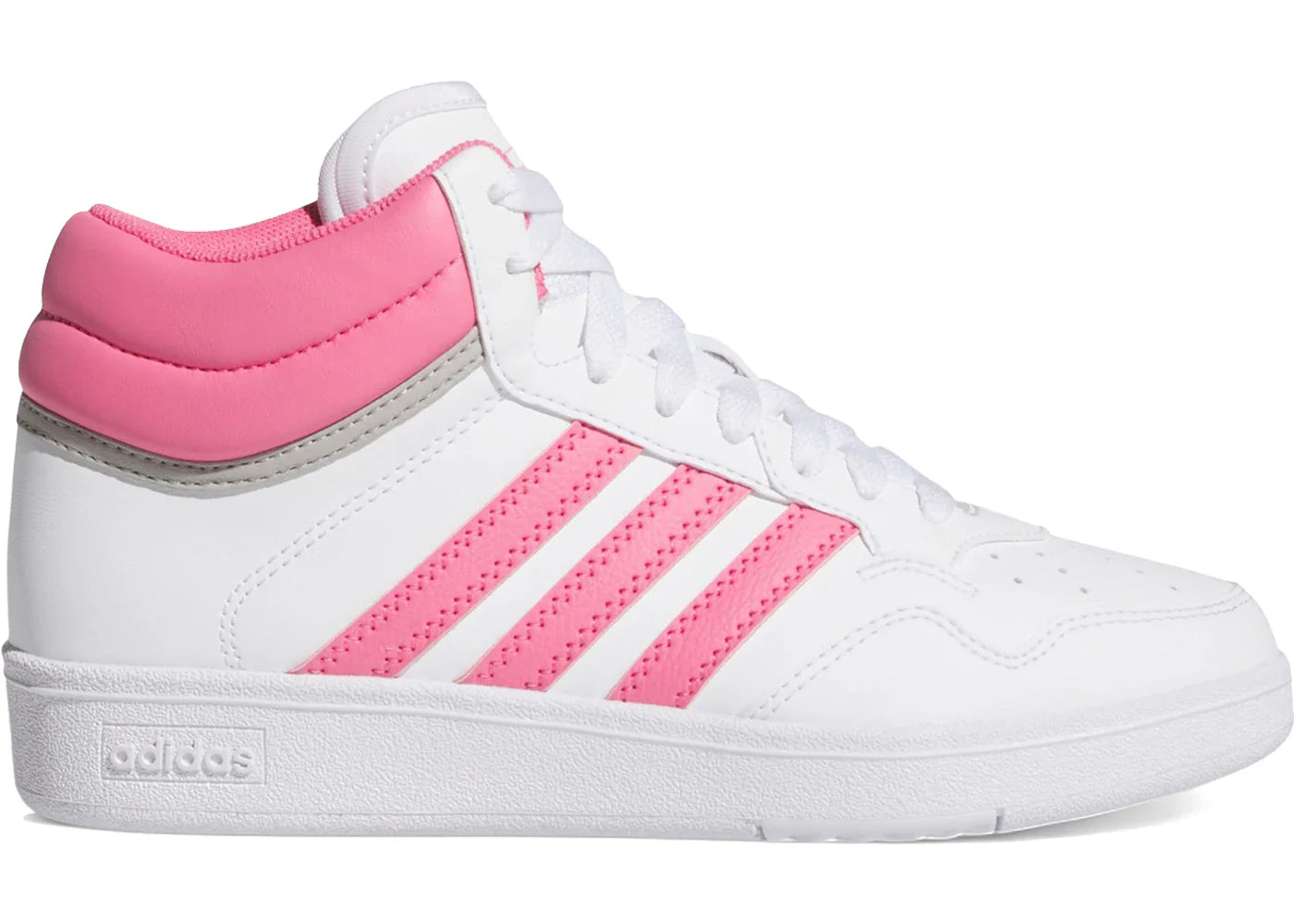 Hoops 4 0 – adidas Hoops 4.0 Mid Cloud White Pink Fusion Grey Two (GS)