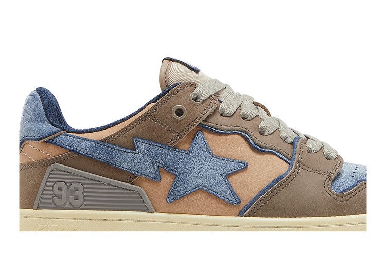 A Bathing Ape Bape SK8 Sta Vintage Beige Indigo - view 2