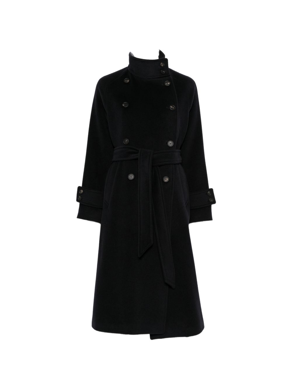 TAGLIATORE Coats NAVY – Cupro 100%