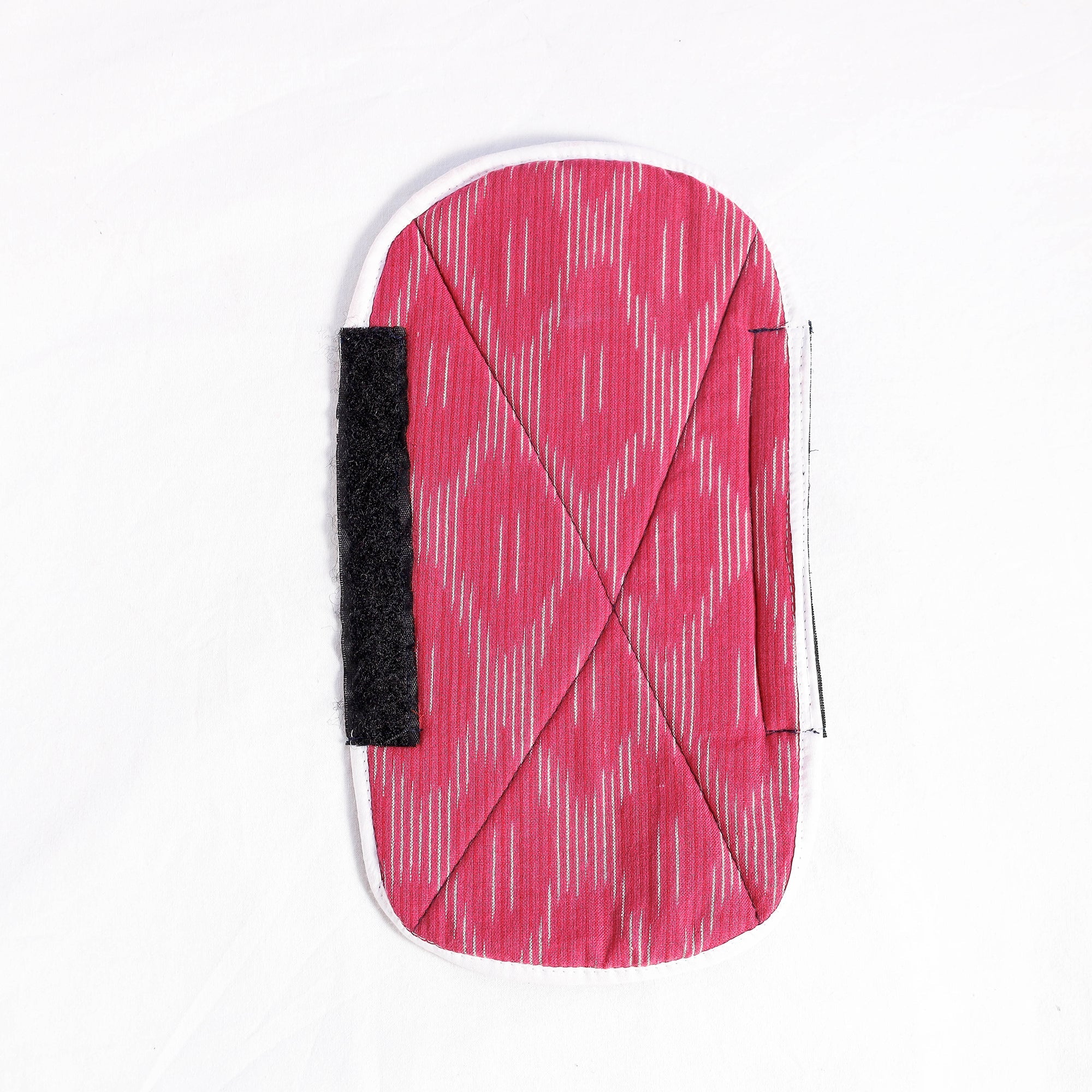 JALPARI Brown - Pochampally Ikat Handmade Fridge Handle Cover - view 2