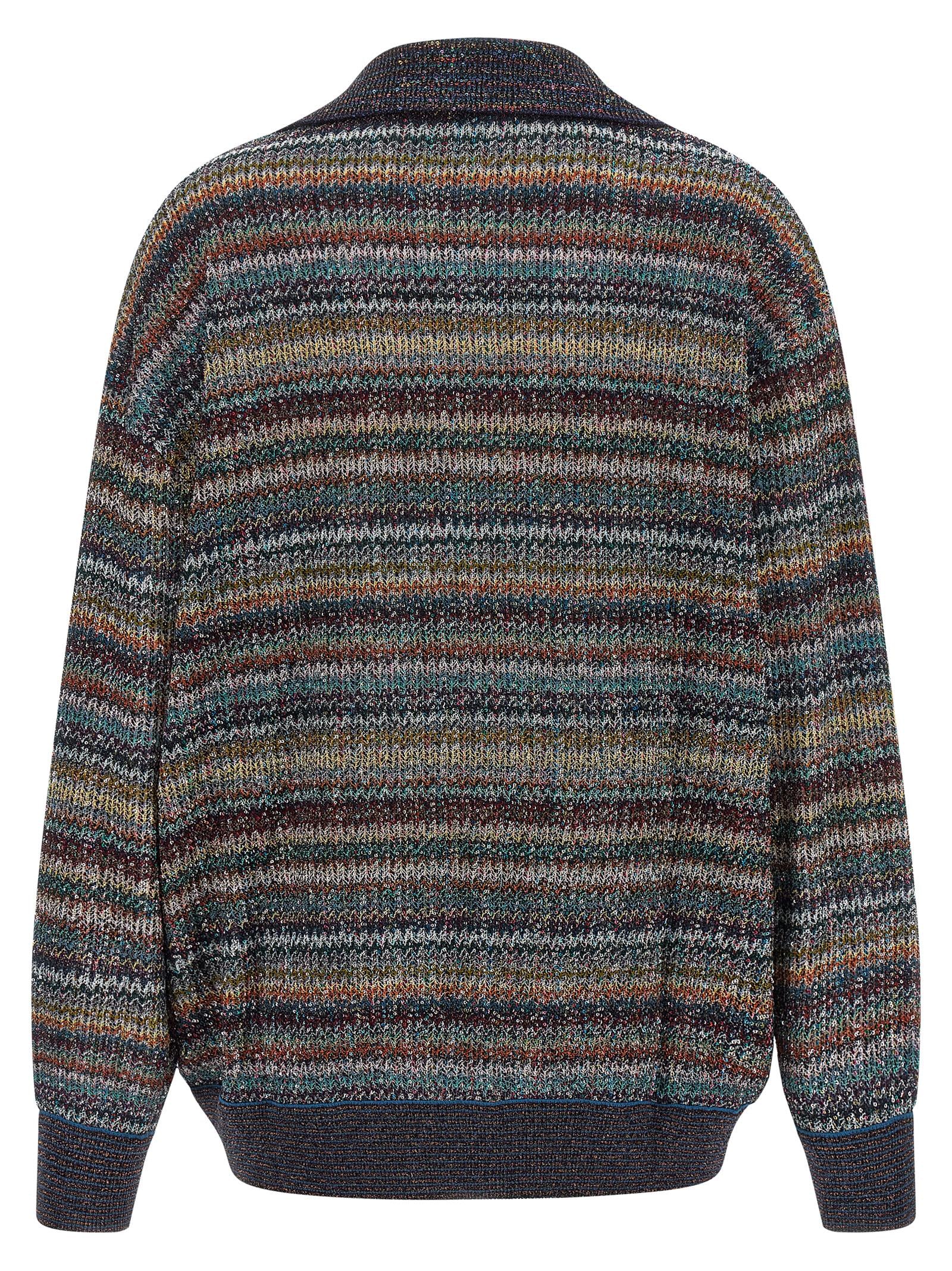 Missoni Lamé Yarn Polo Shirt - view 2