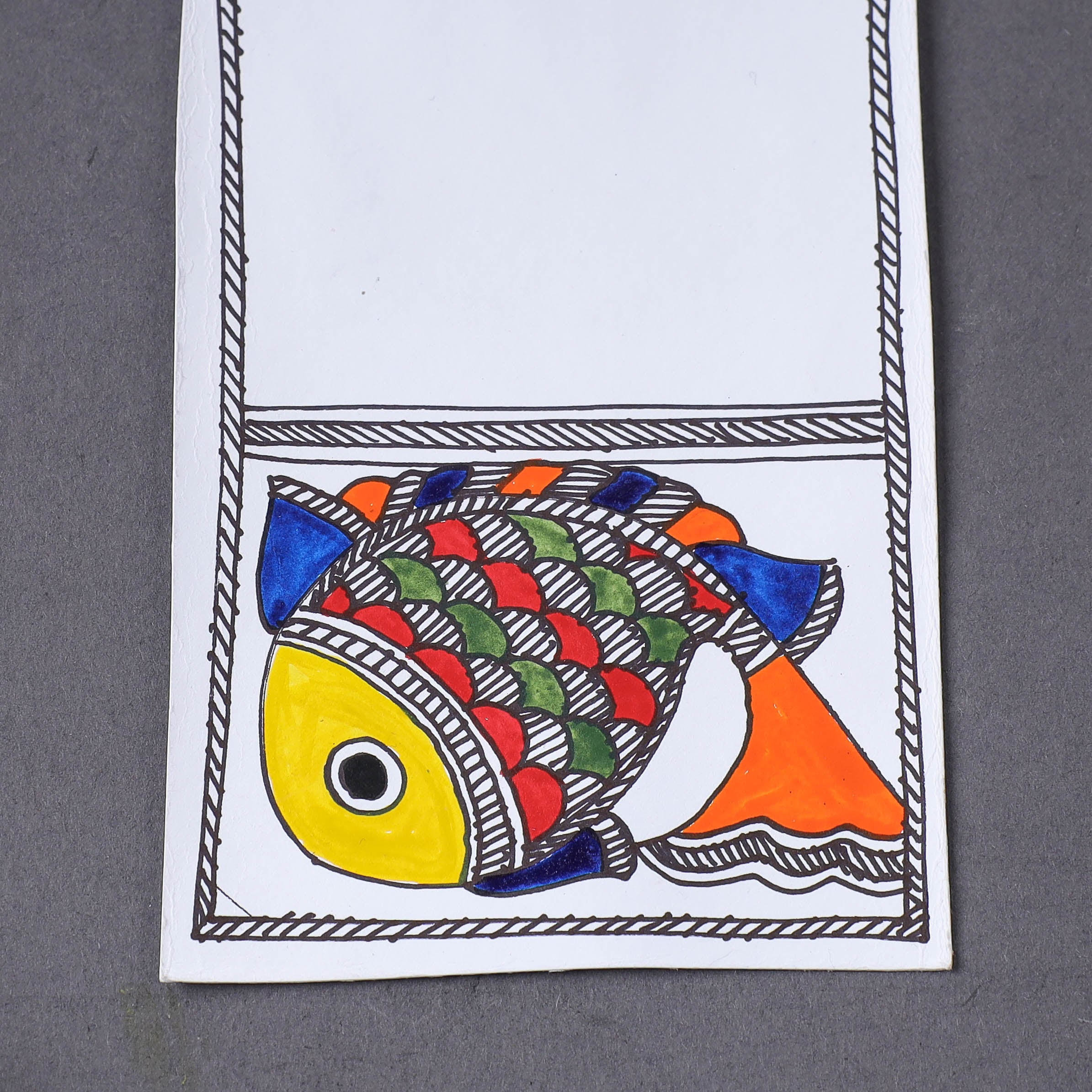 ITOKRI CRAFTS INITIATIVE Assorted - Madhubani Handpainted Post Card (3.5 x 5.5 in) - view 2