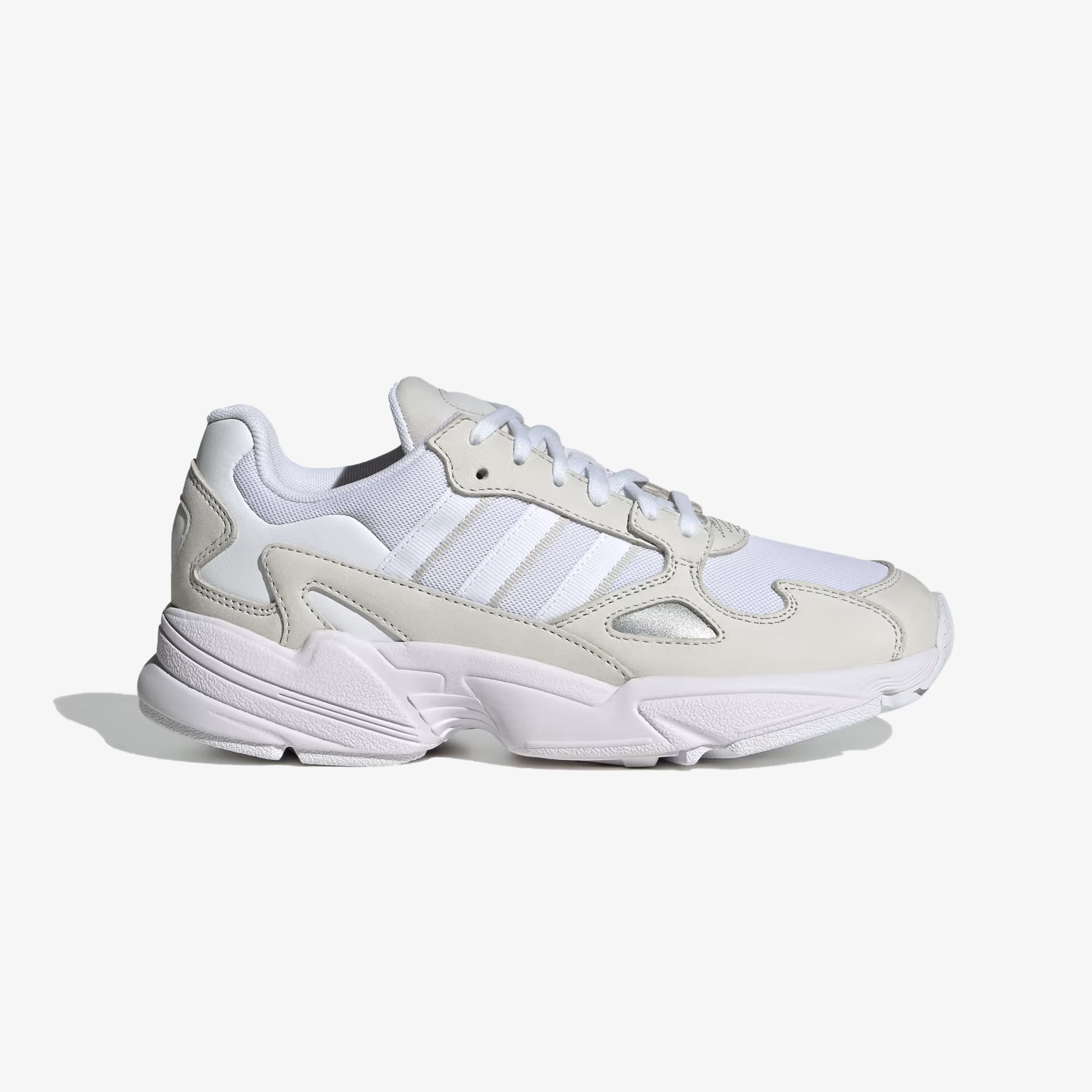 Adidas Originals | FALCON { CLOUD WHITE/CLOUD WHITE/GREY ONE - view 6