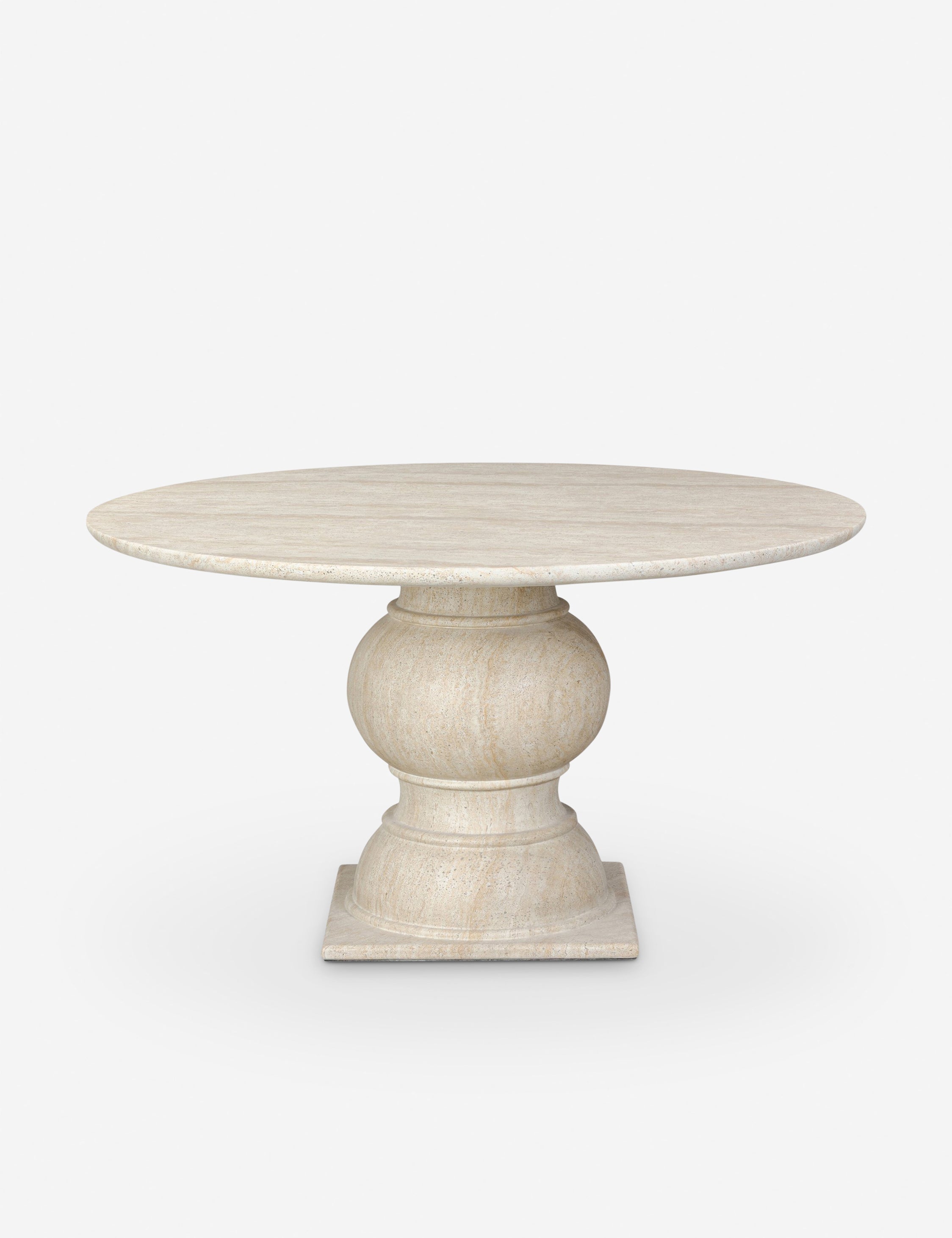 Lulu and Georgia Macalaster Round Dining Table by Amber Lewis x Four Hands - view 2