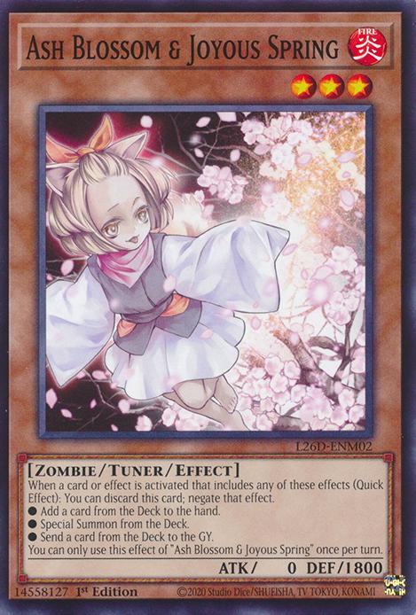 Ash blossom joyous – Yu-Gi-Oh! Ash Blossom & Joyous Spring - L26D-ENM02 - Common - 1st Edition