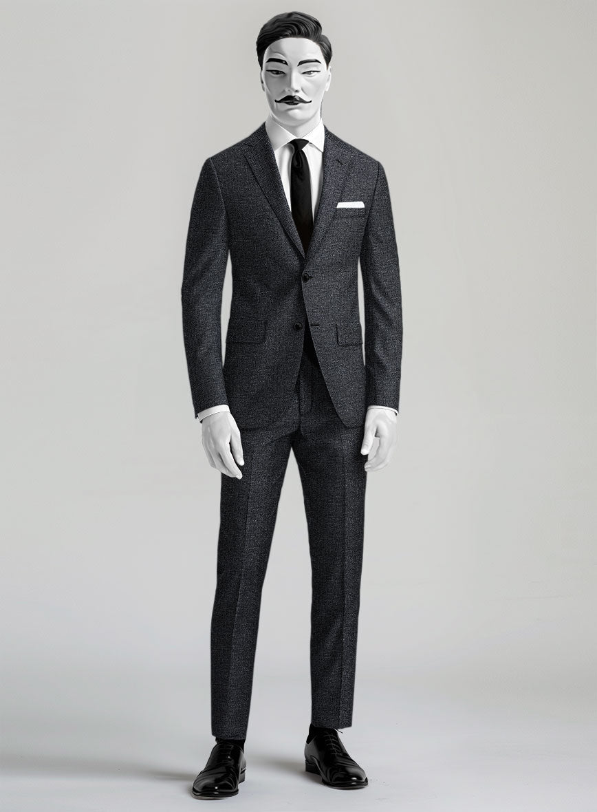 StudioSuits Italian Wool Linen Basket Weave Gulem Suit