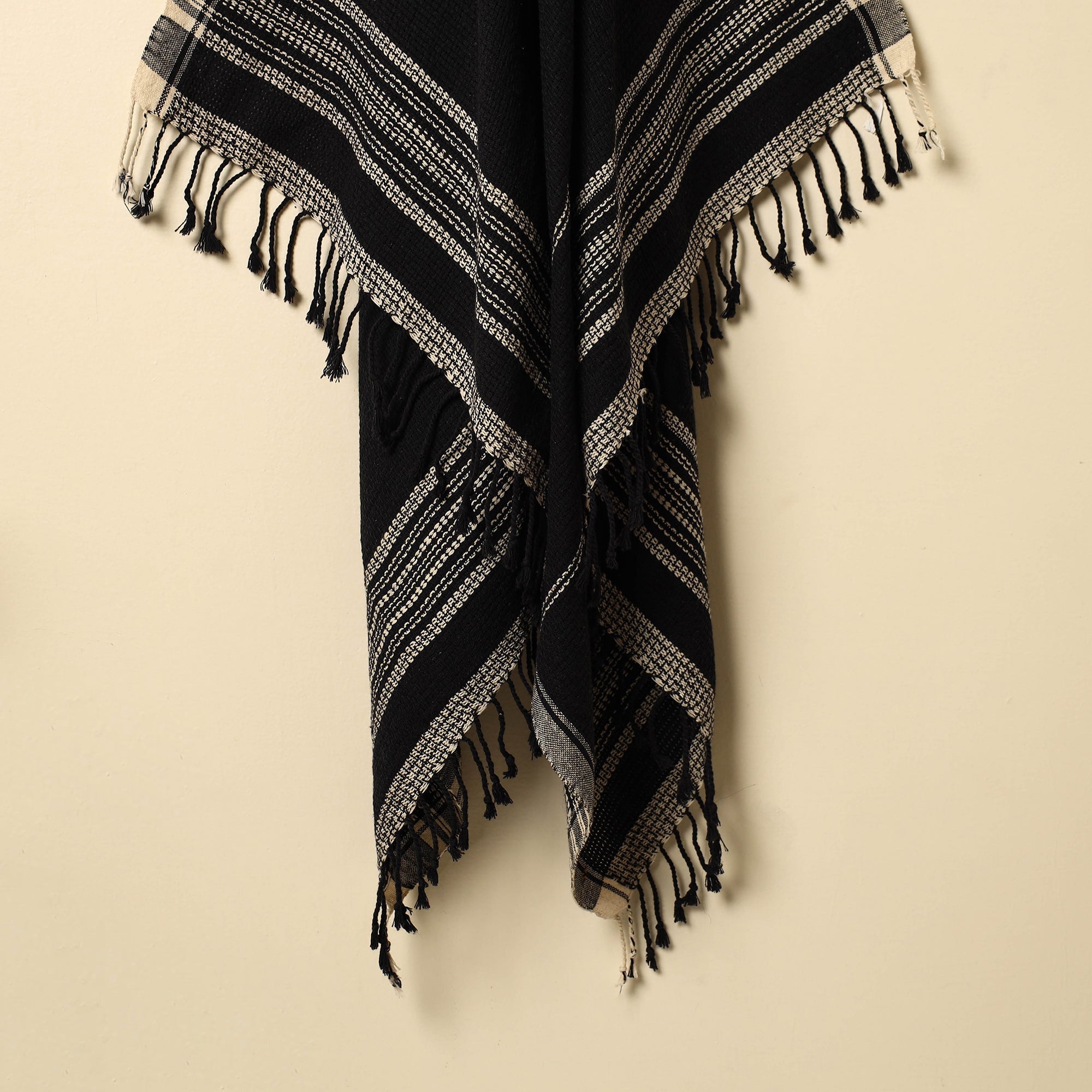 KACHCHH JI CHHAAP Black - Organic Kala Cotton Handloom Towel 02 - view 2