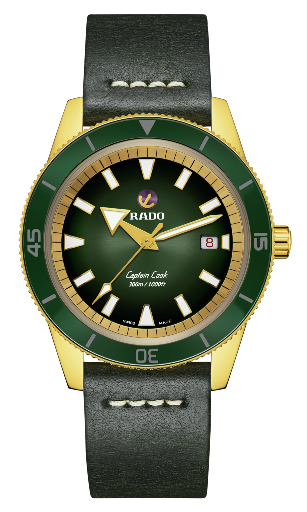 Rado Captain Cook Green Dial Men 42mm