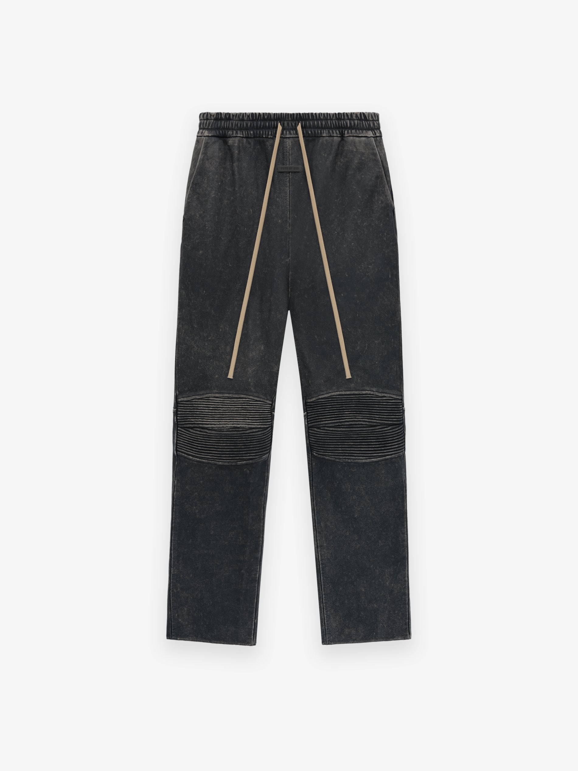 Fear of God Leather Moto Pants – Black
