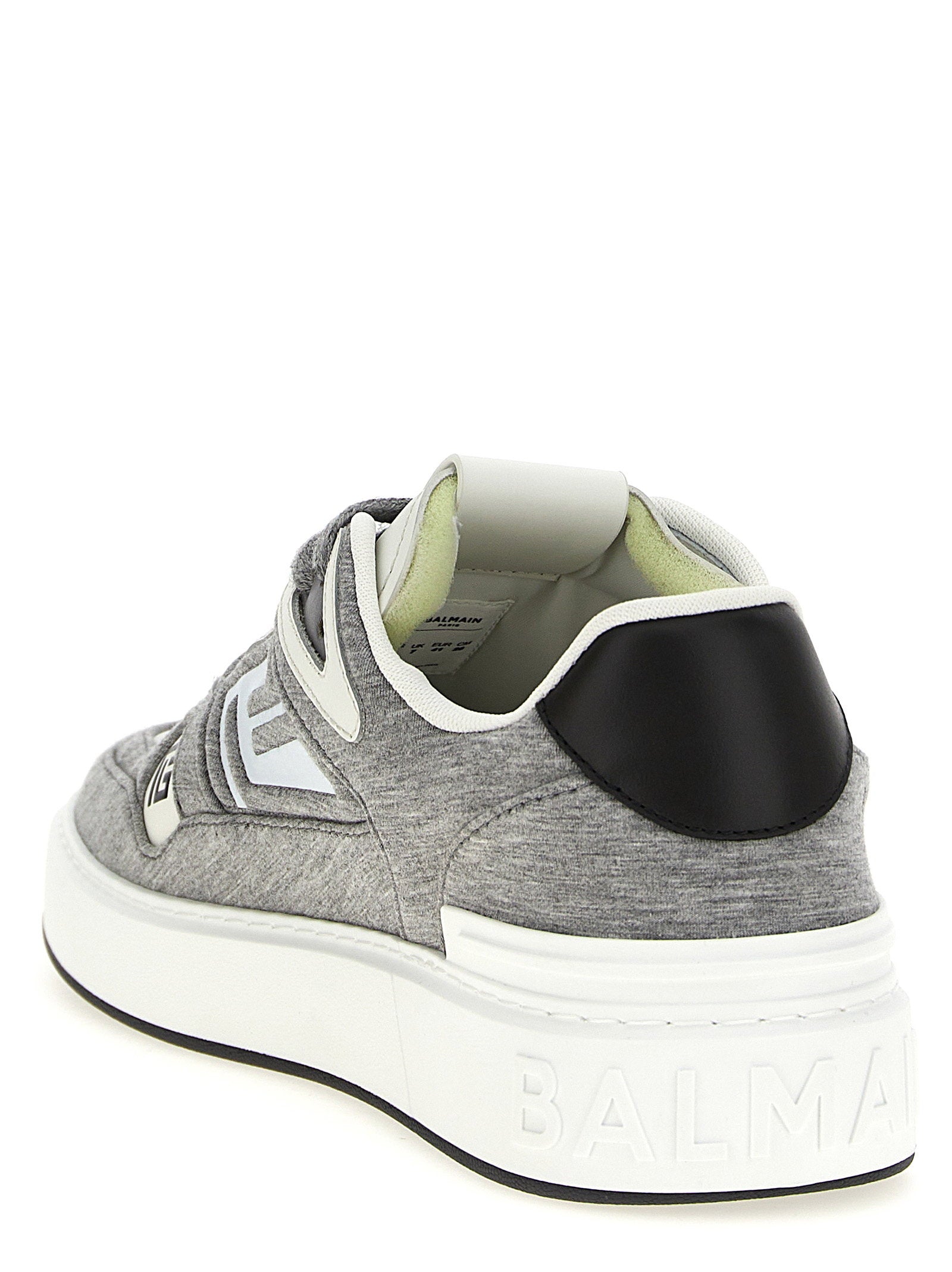 Balmain B-court Skate Sneakers – 75% pl 20% ra 5% pu - view 3