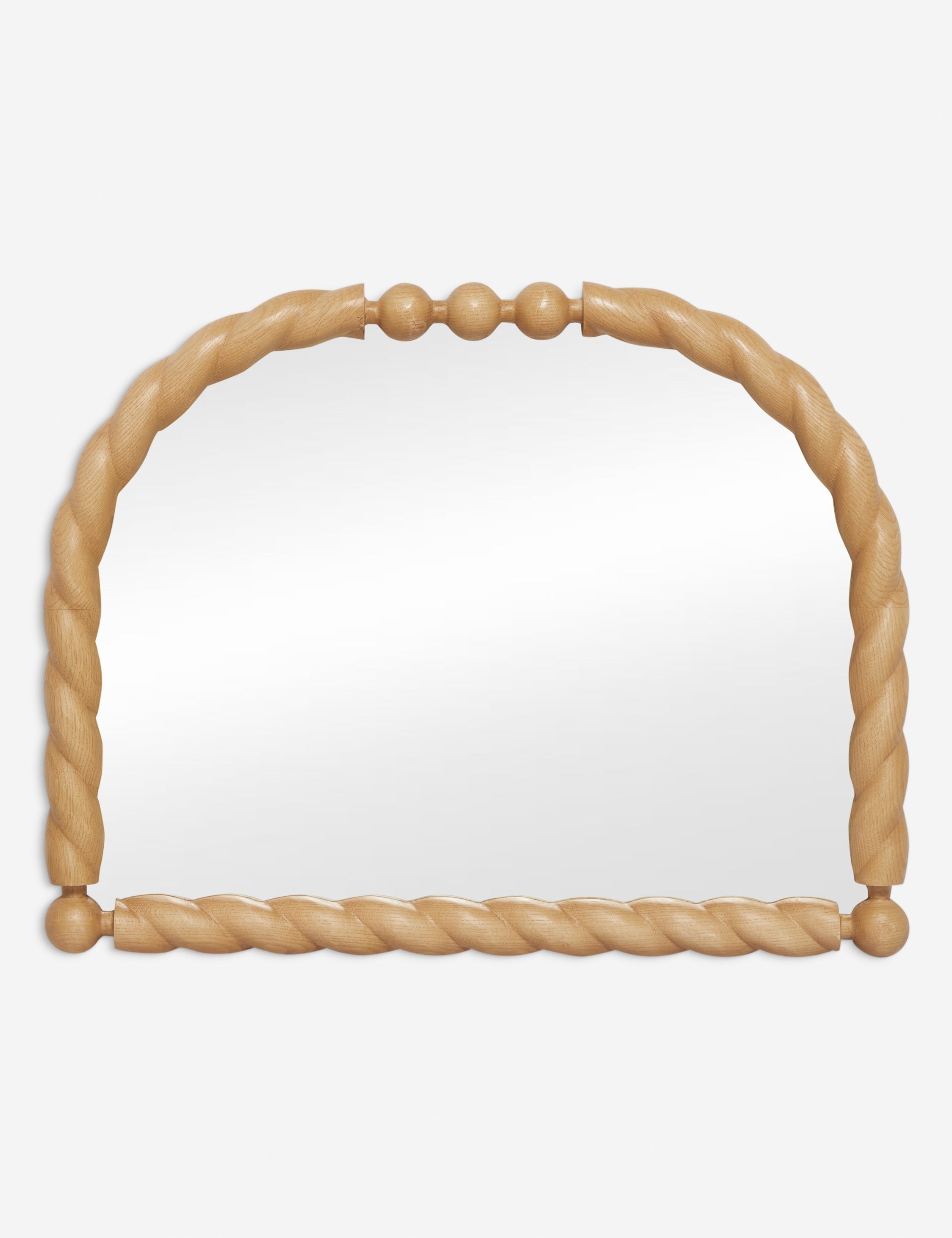 Lulu and Georgia Braided Mantel Mirror by Sarah Sherman Samuel