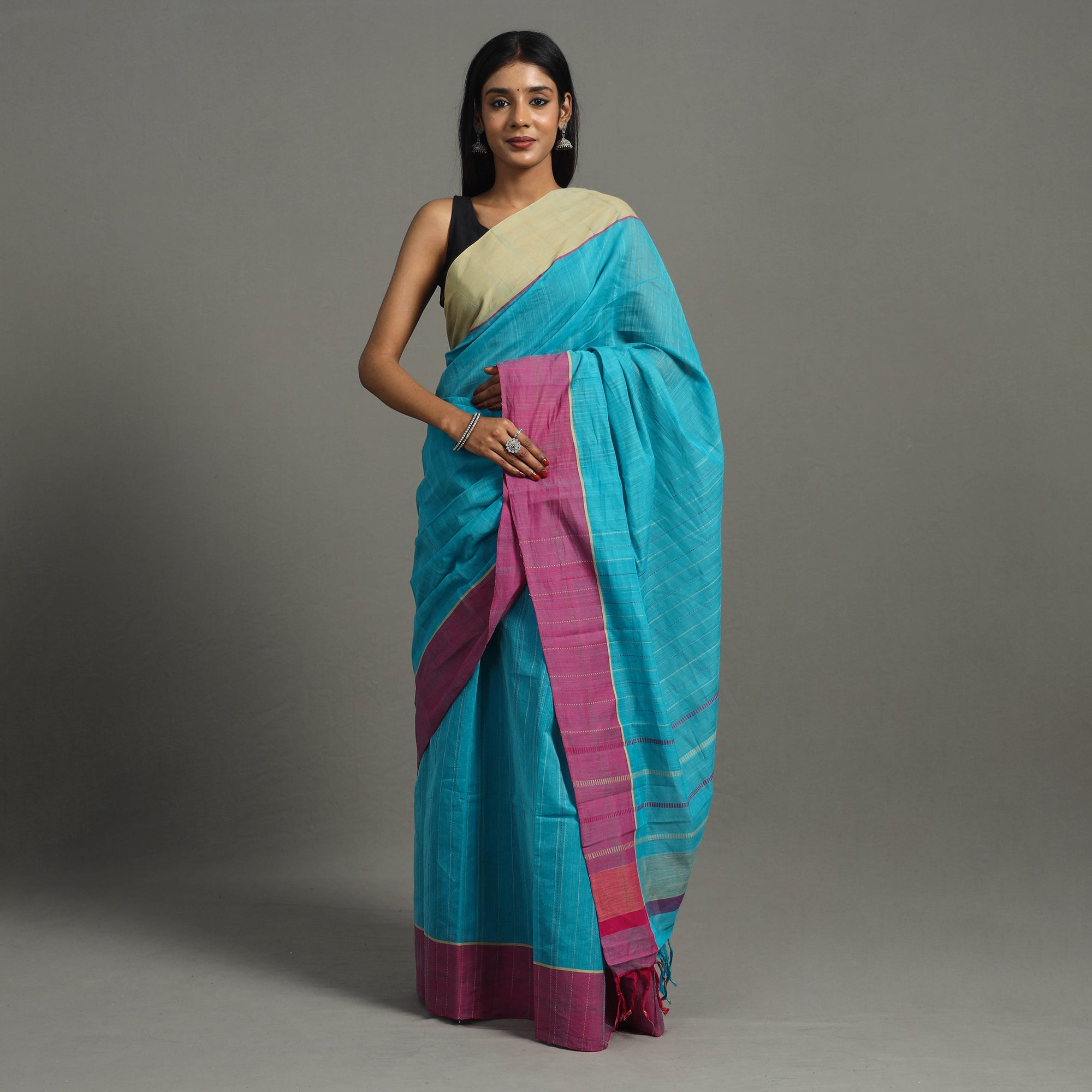 CHITRIKA Langavoni Ballakammi Cotton Handloom Saree 40