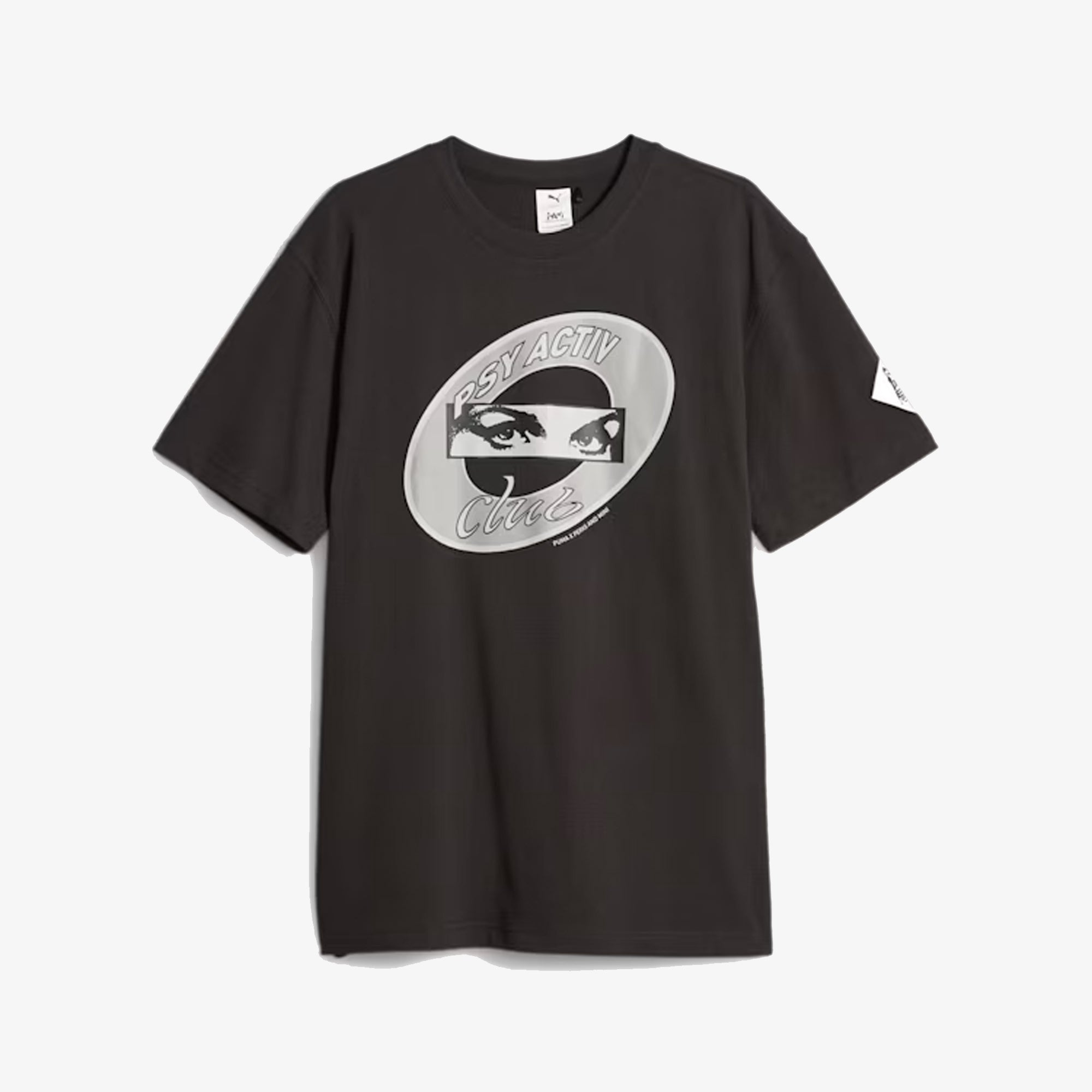 Puma | PERKS AND MINI GRAPHIC TEE { BLACK - view 2
