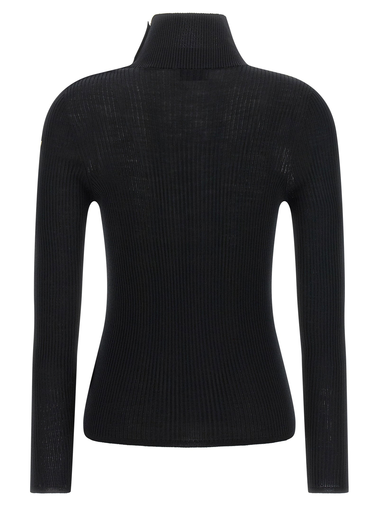 Moncler Logo Turtleneck Sweater – 100% virgin wool - view 2