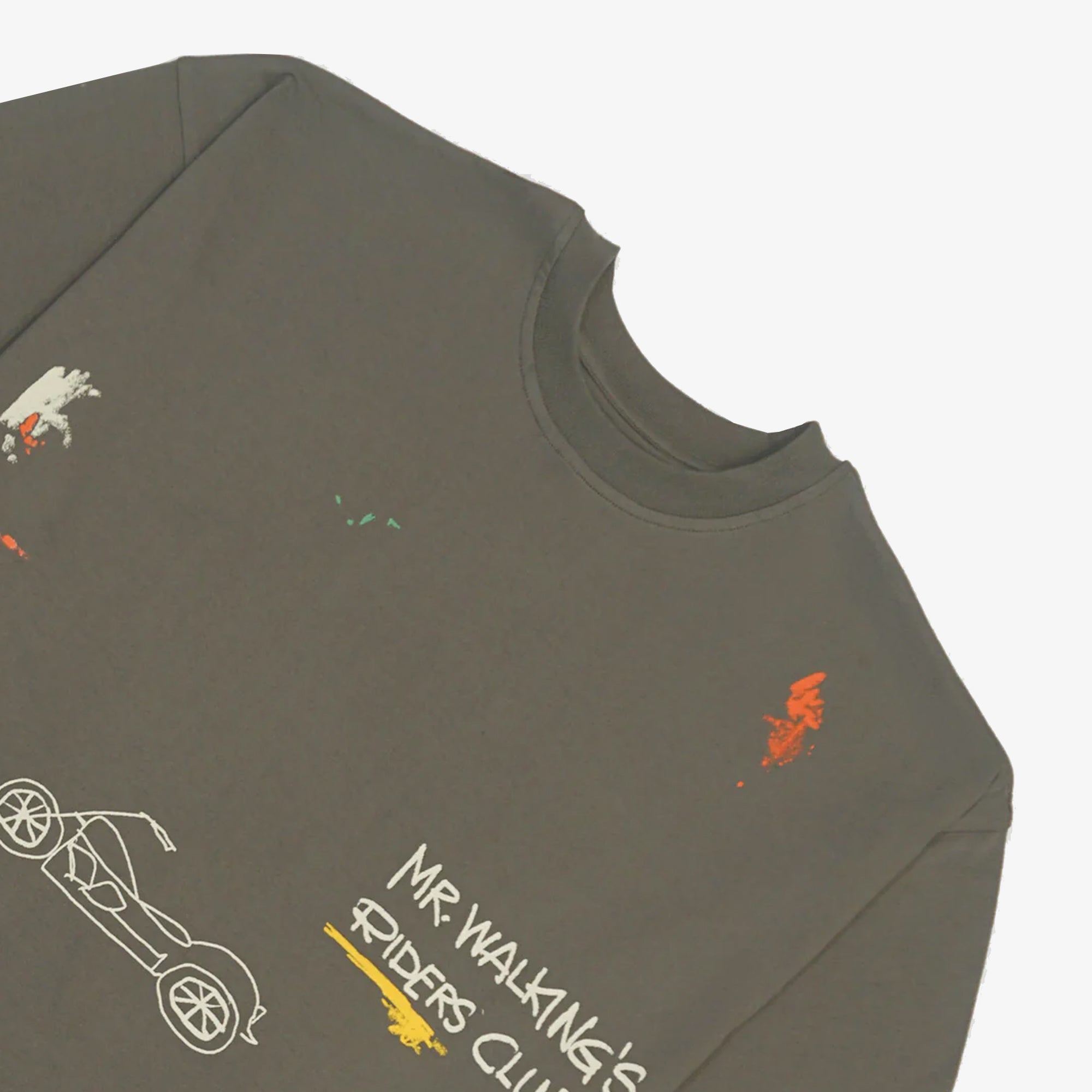 Jaywalking | Riders Club T-shirt { Grey - view 4