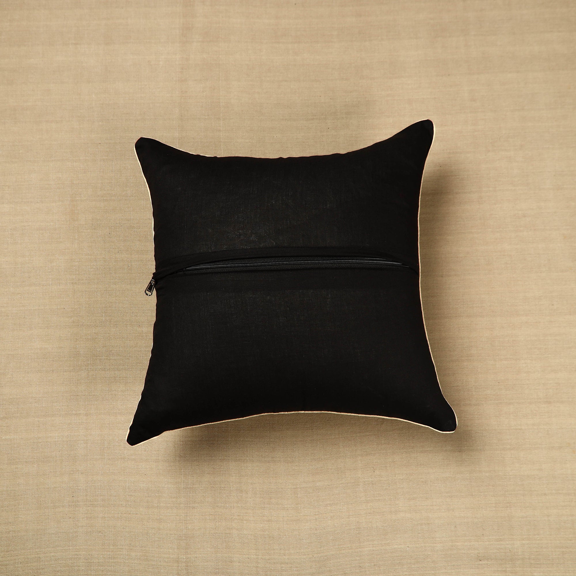 NOORI BAZAR Black - Kalamkari Printed Cushion Cover 10 - view 3