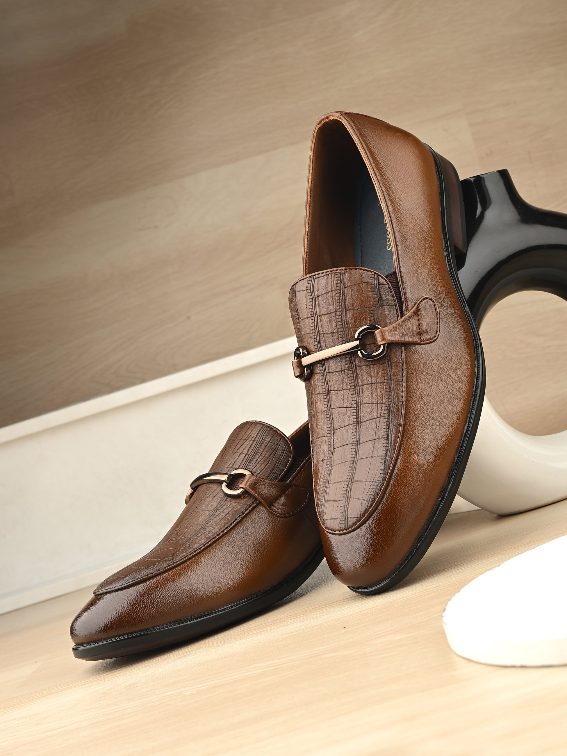 Egoss Shoes Egoss Platinum Printed Loafers For Men - view 2