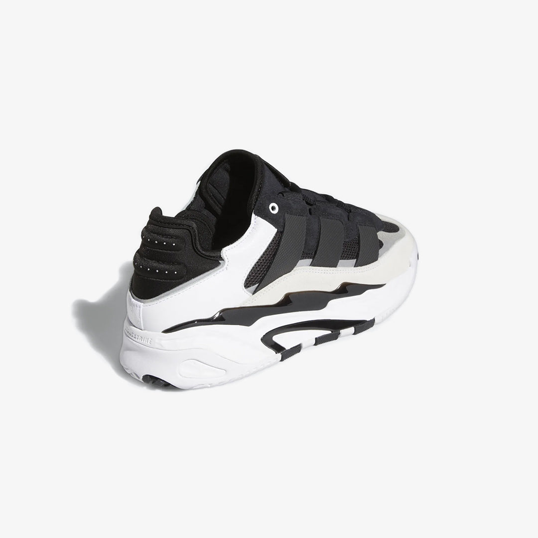 Adidas Originals | NITEBALL { CORE BLACK / CLOUD WHITE - view 2