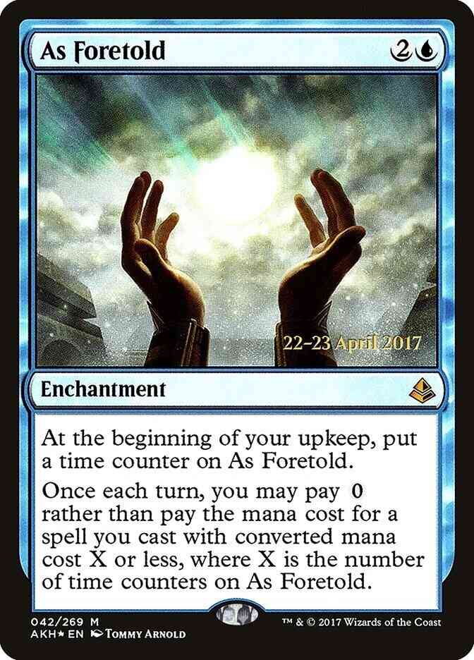 As foretold 42s – Magic As Foretold [42s] [Amonkhet Promos] [Foil]