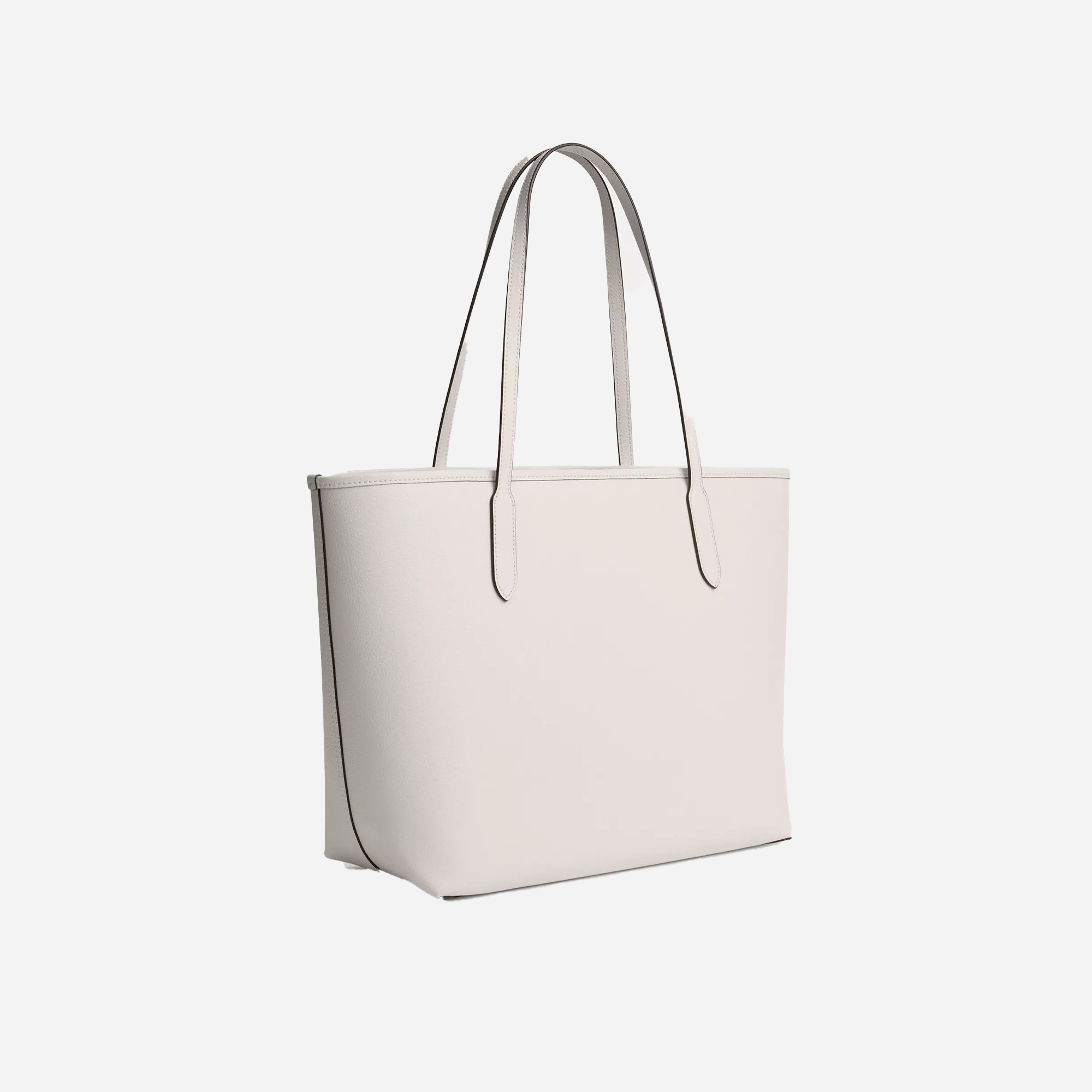 Coach City Tote Bag pebbled leather/Gold/Chalk - view 2
