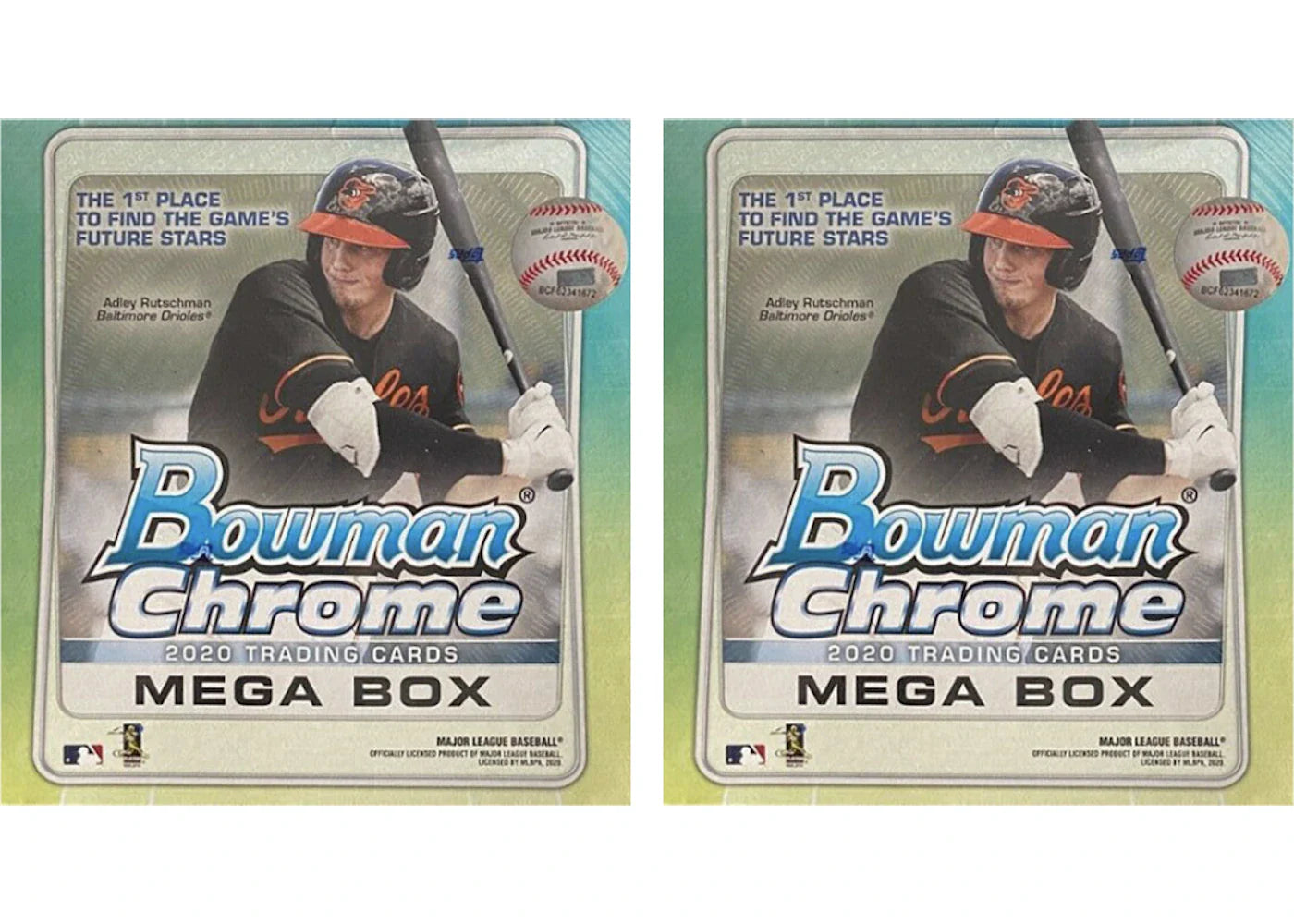 2020 Bowman Chrome Baseball Mega Box 2x Lot