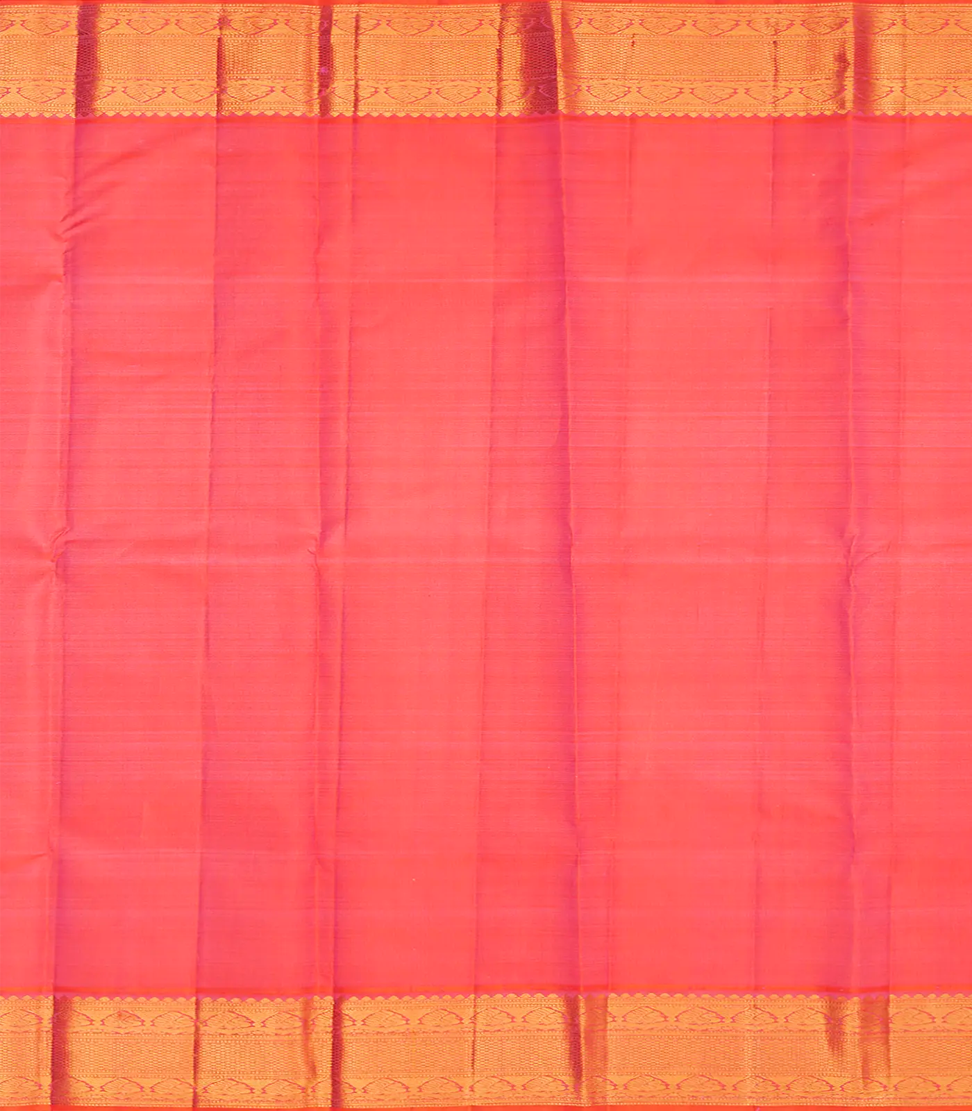 RmKV Lilac Handloom Kanchipuram Korvai Silk Saree With Buttas-Lilac - view 4