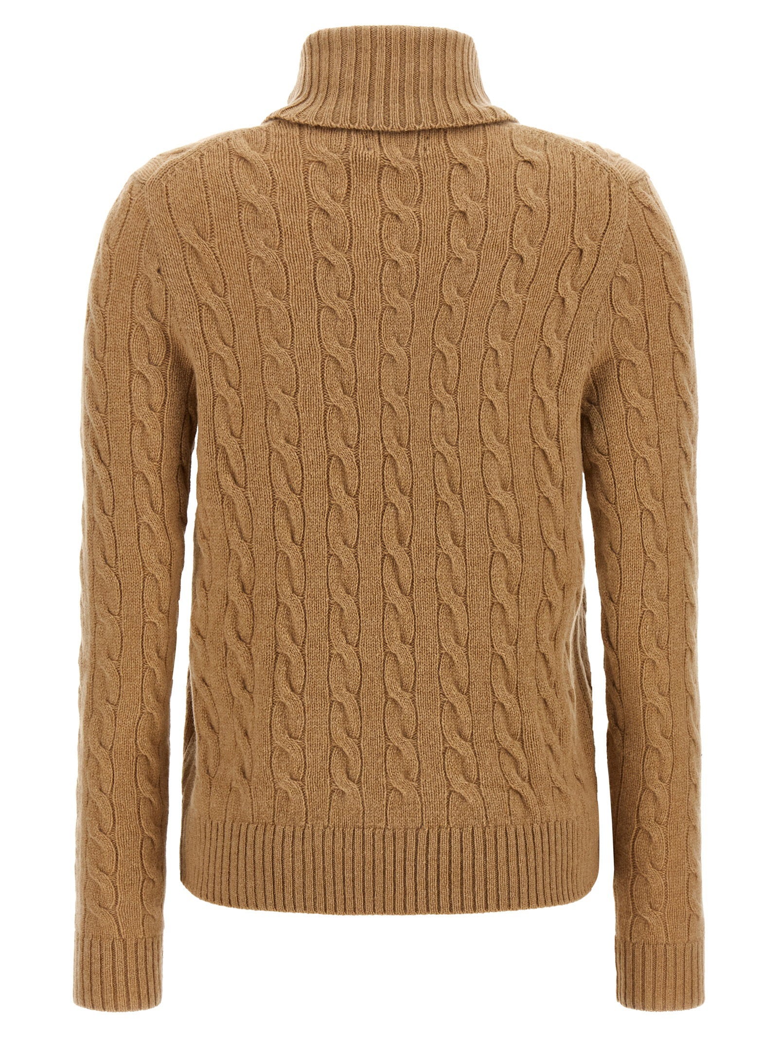 Polo Ralph Lauren Braided Turtleneck Sweater – 90% wool, 10% cashmere - view 2