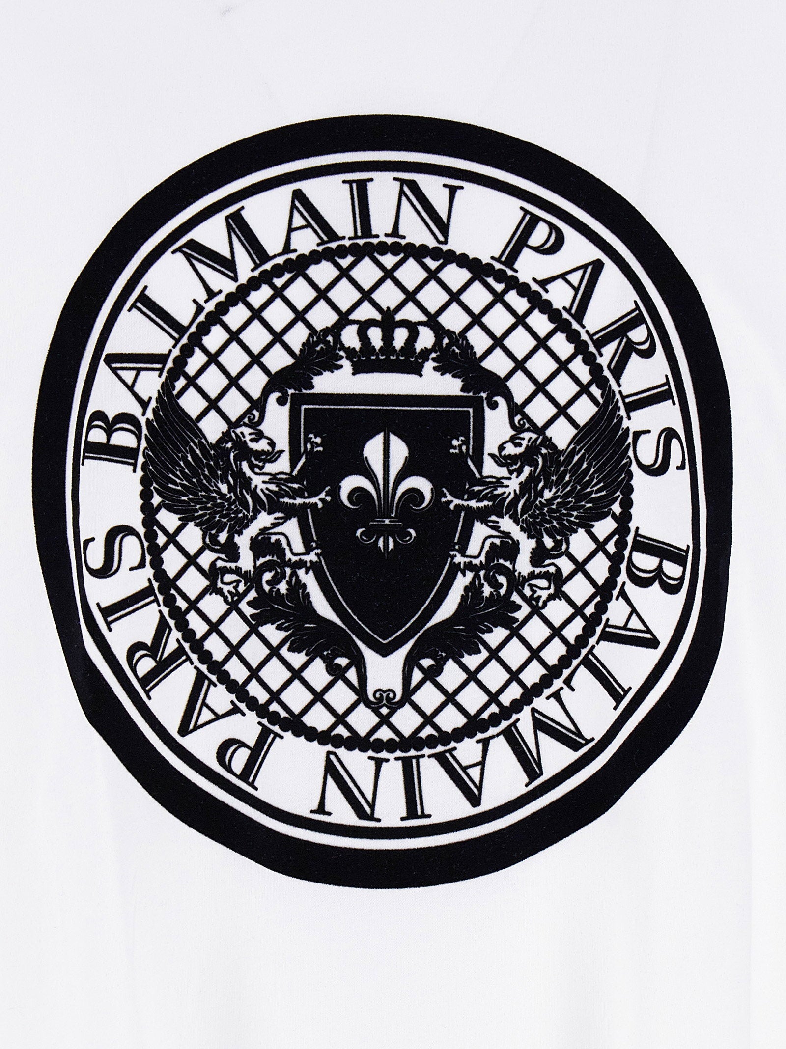 Balmain Velvet Logo T-shirt – 100% organic cotton - view 4