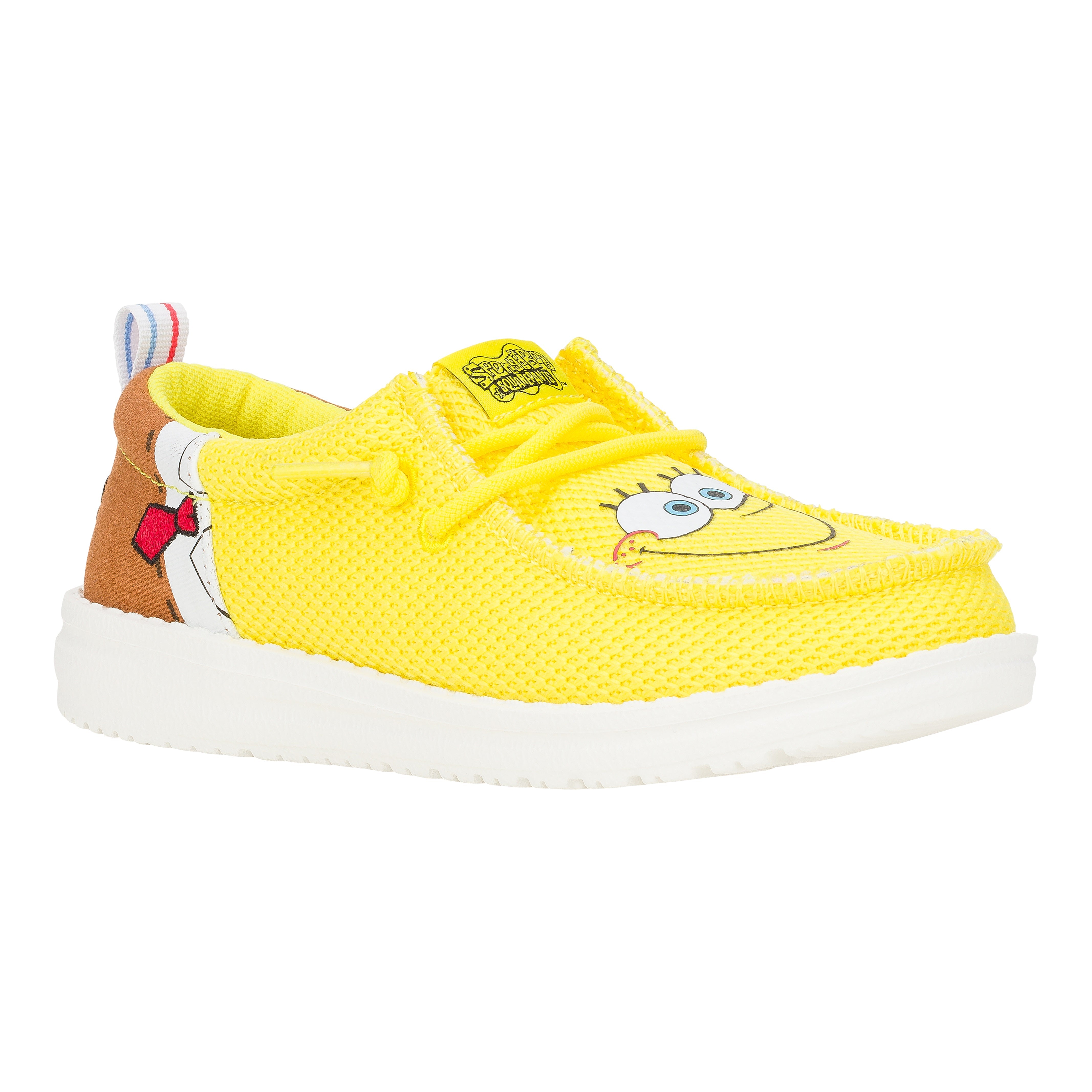 HEYDUDE shoes Wally Funk Youth SpongeBob - Brown/Yellow - view 8