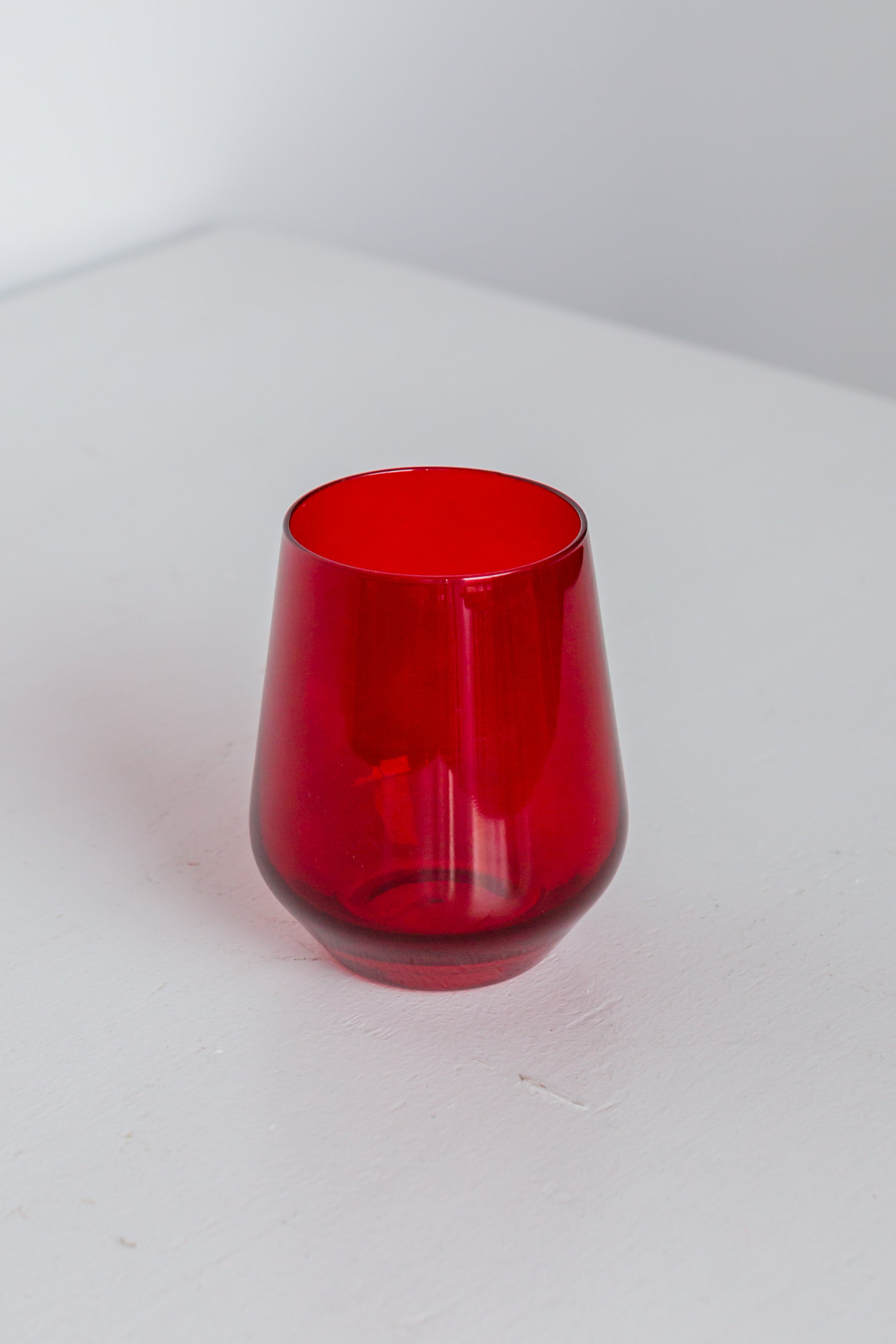 Estelle Colored Glass Estelle Colored Wine Stemless - Set of 6 {Red} - view 2