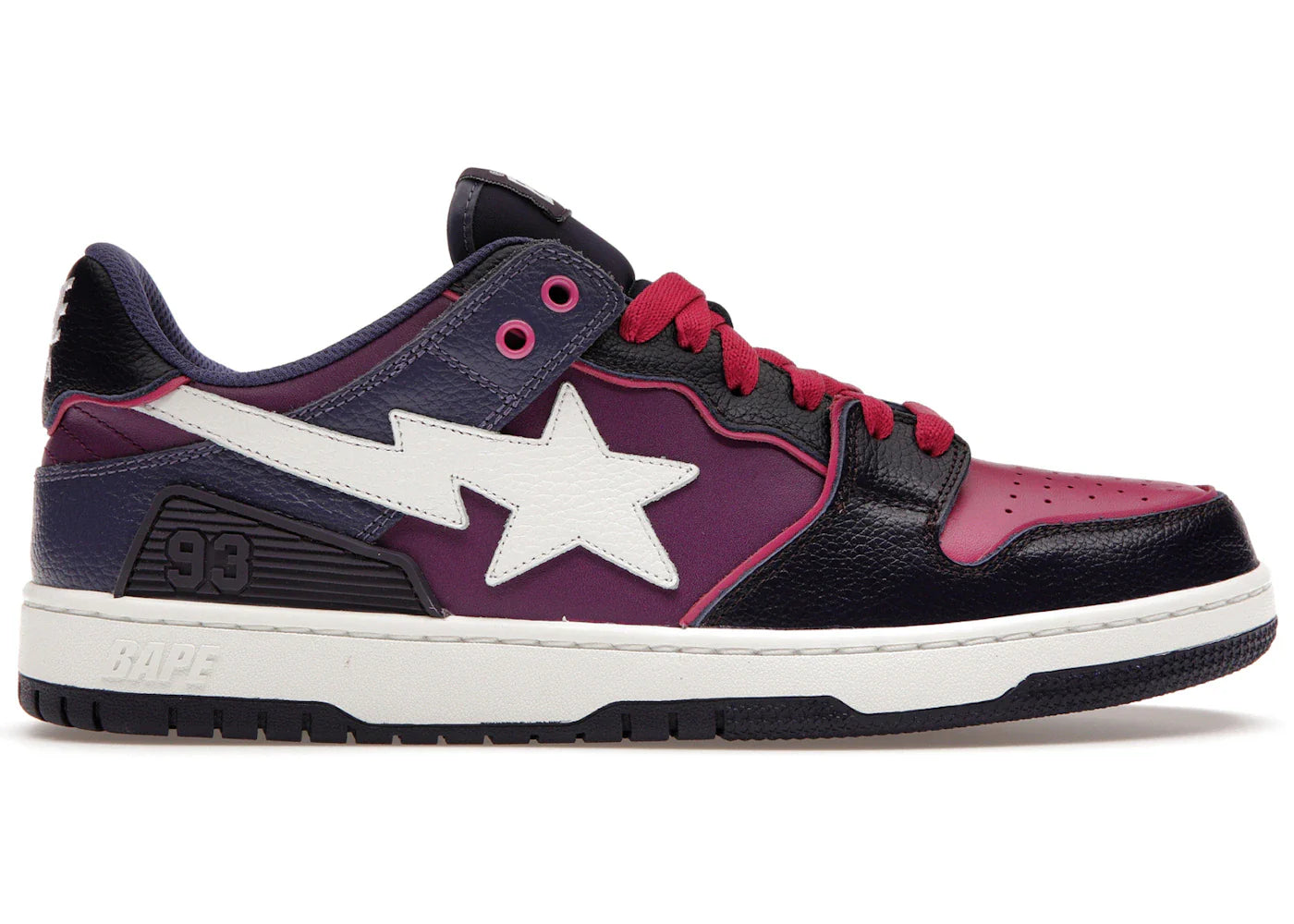 A Bathing Ape Bape SK8 Sta Purple White