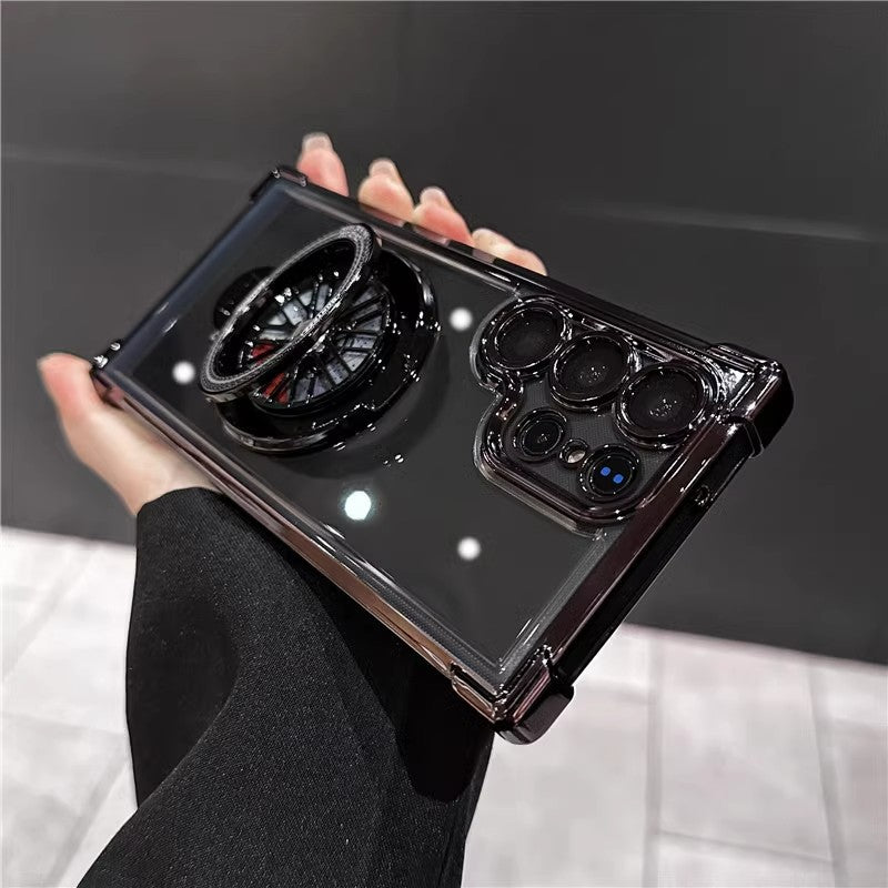 Million Cases Galaxy S25 Series Electroplated Rotating Gyro Magnetic Case - view 5
