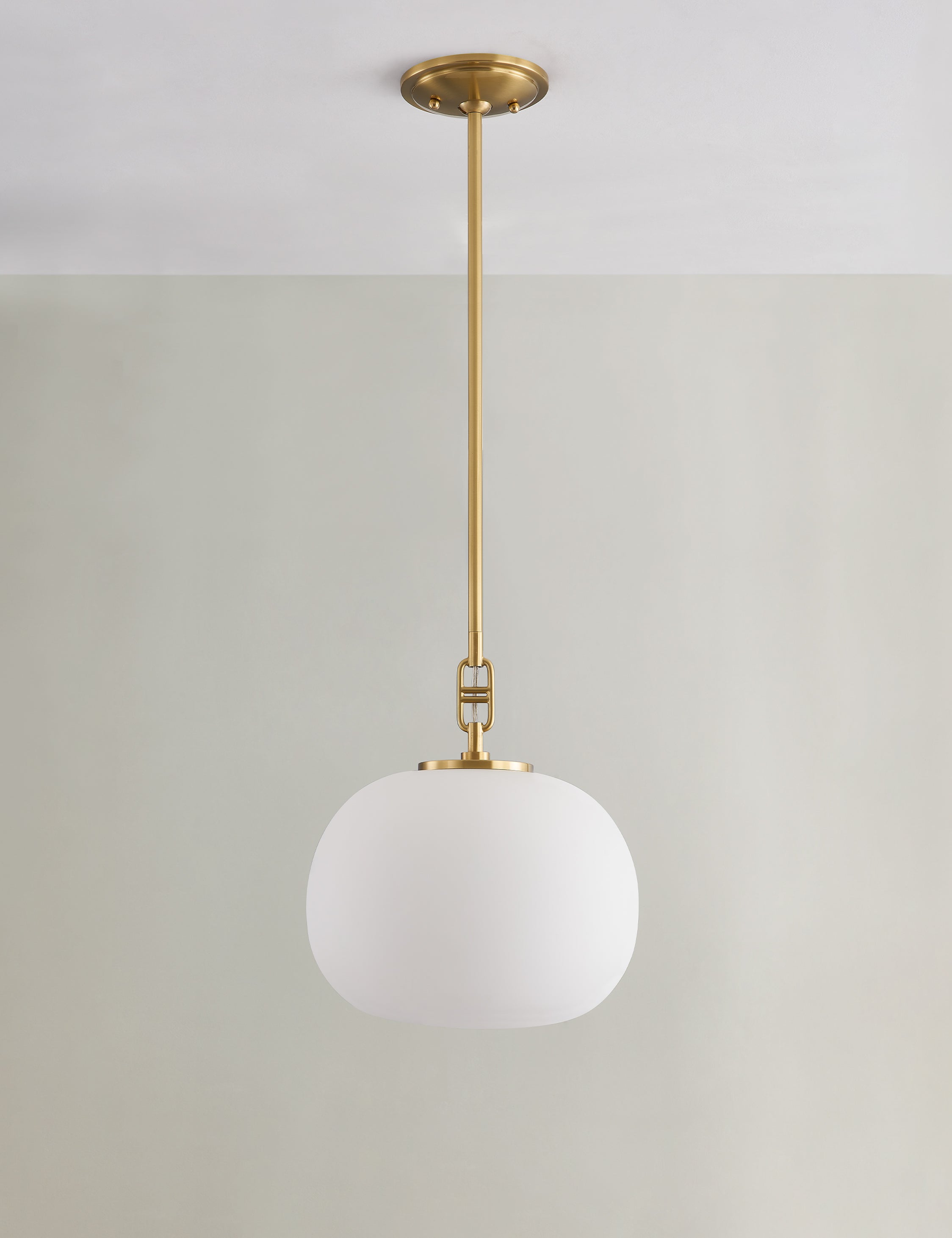 Lulu and Georgia Phuong Pendant Light – Aged Brass