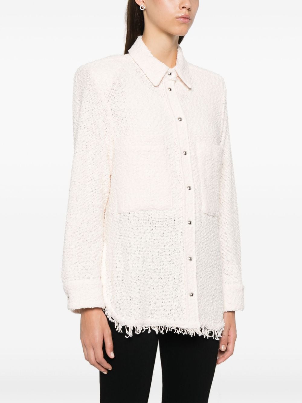 Iro Solaria tweed shirt – Cotton 90% Polyamide 10% - view 2