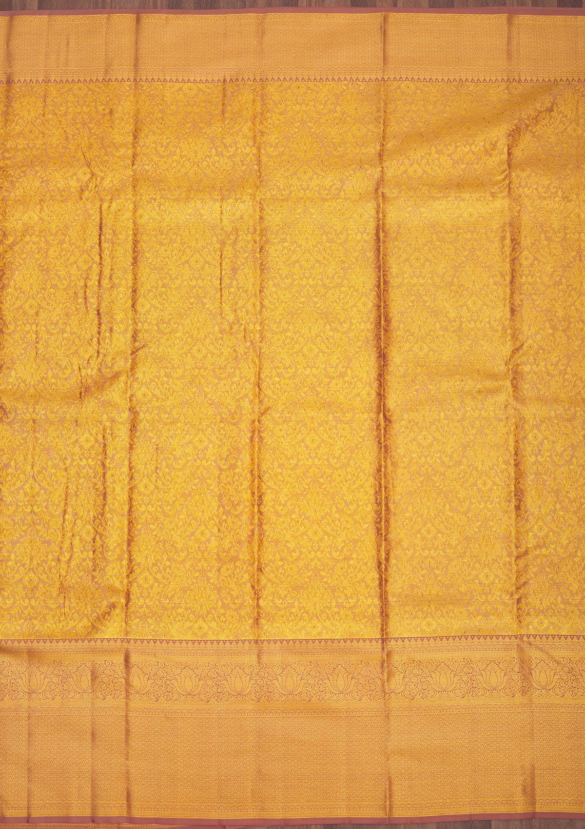 Koskii Gold Zariwork Pure Silk Saree – Women's - view 6