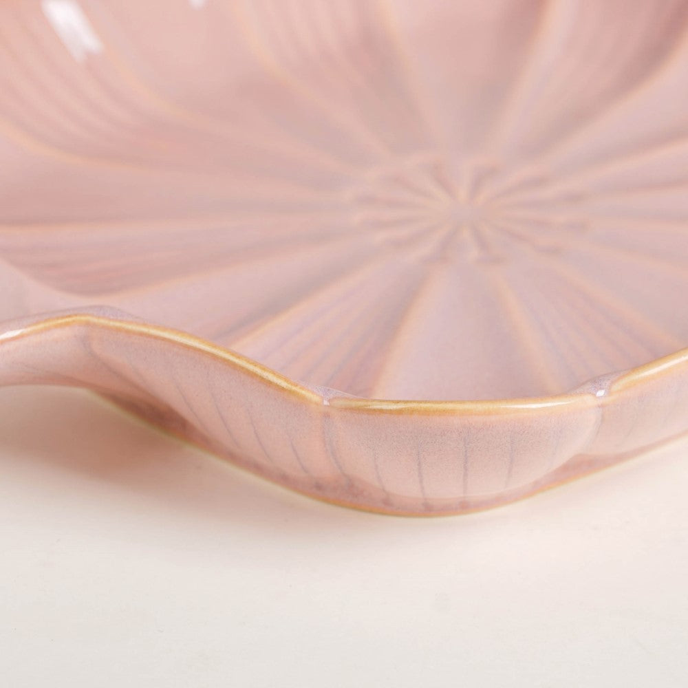 Nestasia Ocean Square Plate with Handle Pink - view 4