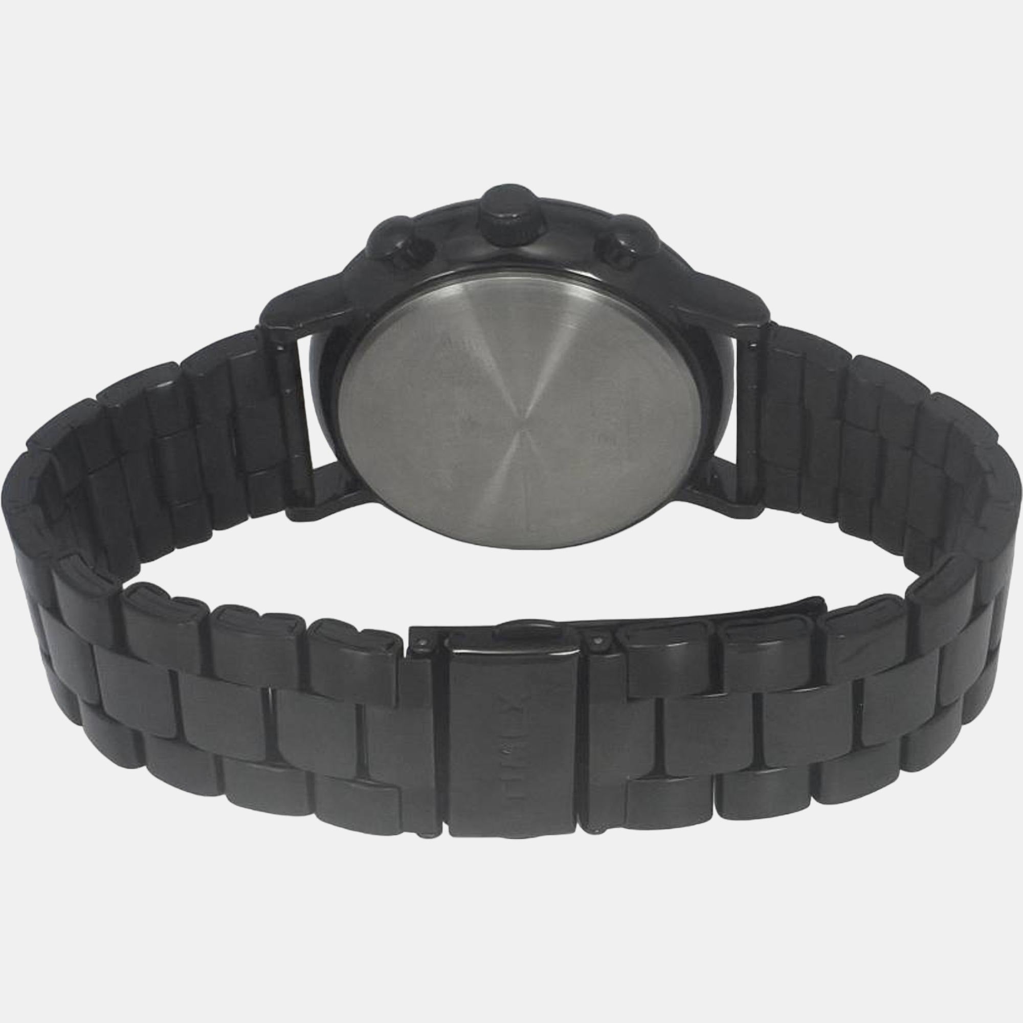 Timex Fashion Men Quartz Black Dial Chronograph Stainless Steel Watch TWEG20010 - view 2