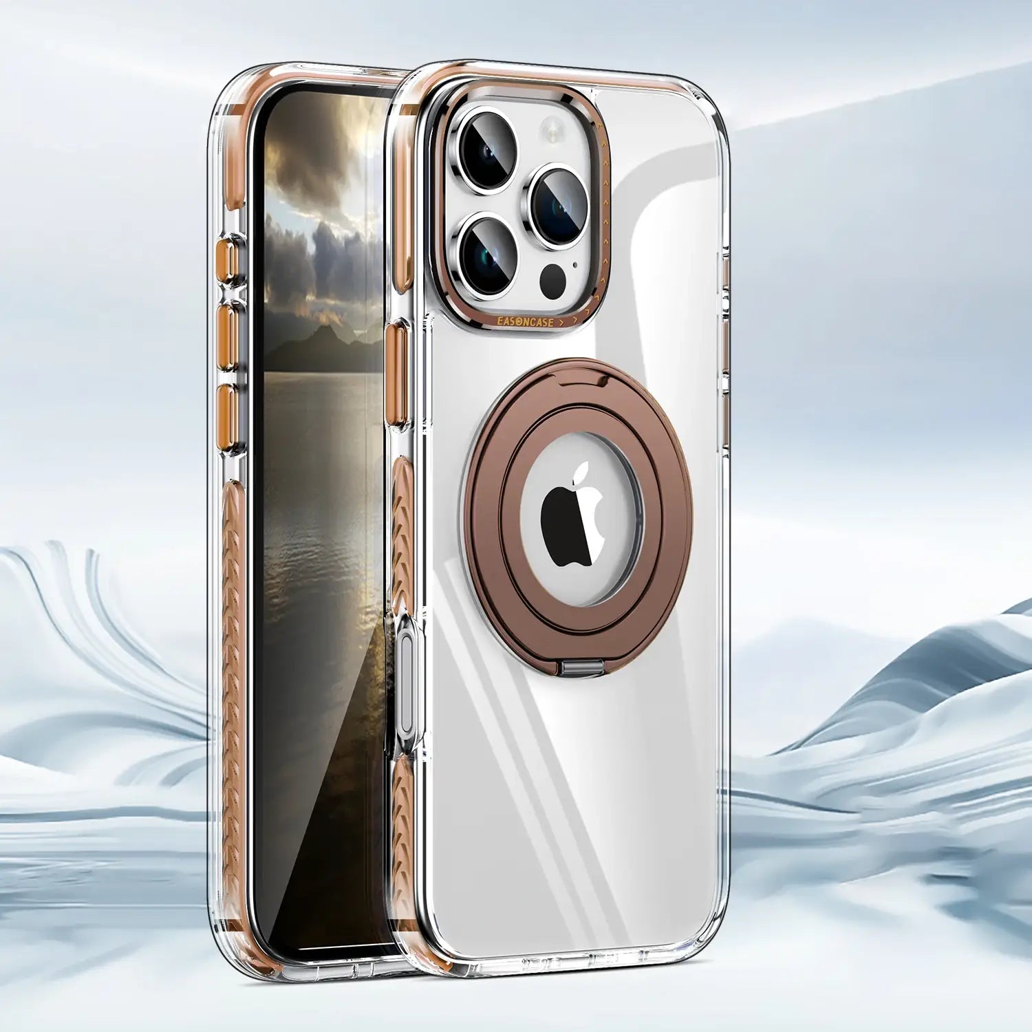 Million Cases Eason Tora Clear Ring Stand Case - iPhone