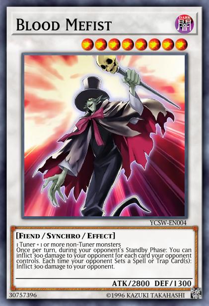 Yu-Gi-Oh! Blood Mefist - YCSW-EN004 - Super Rare - Limited