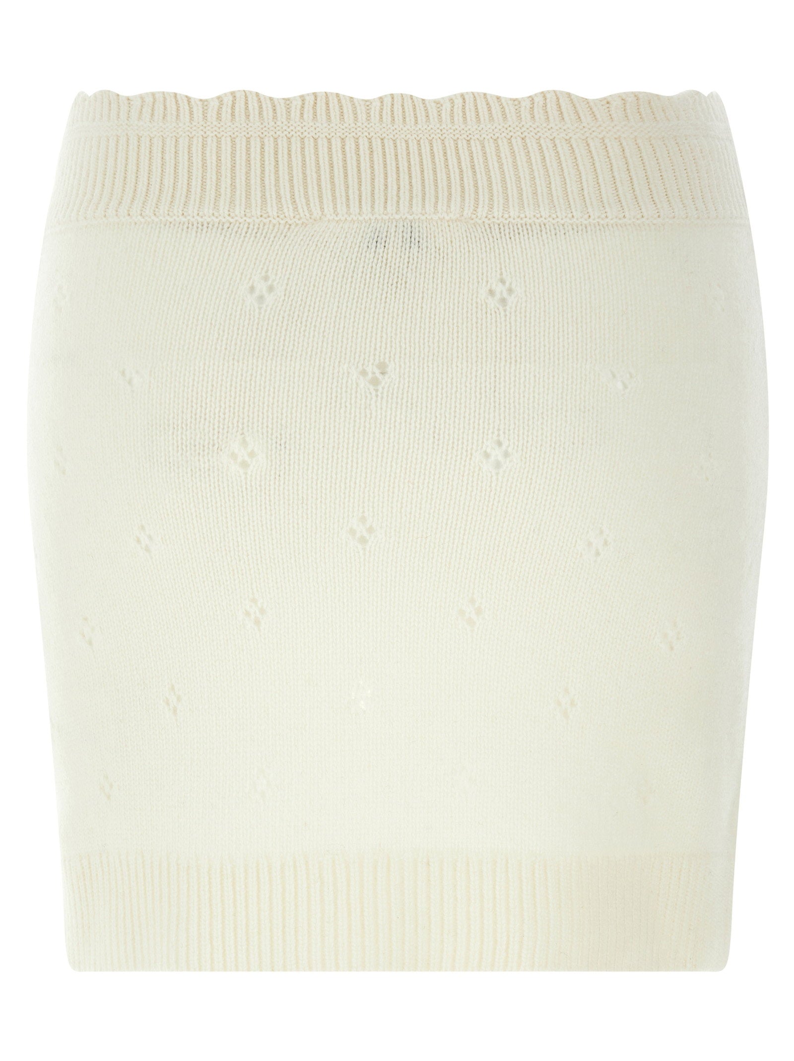 Chloé Jacquard Logo Skirt – 71% wool 29% cachemire - view 2