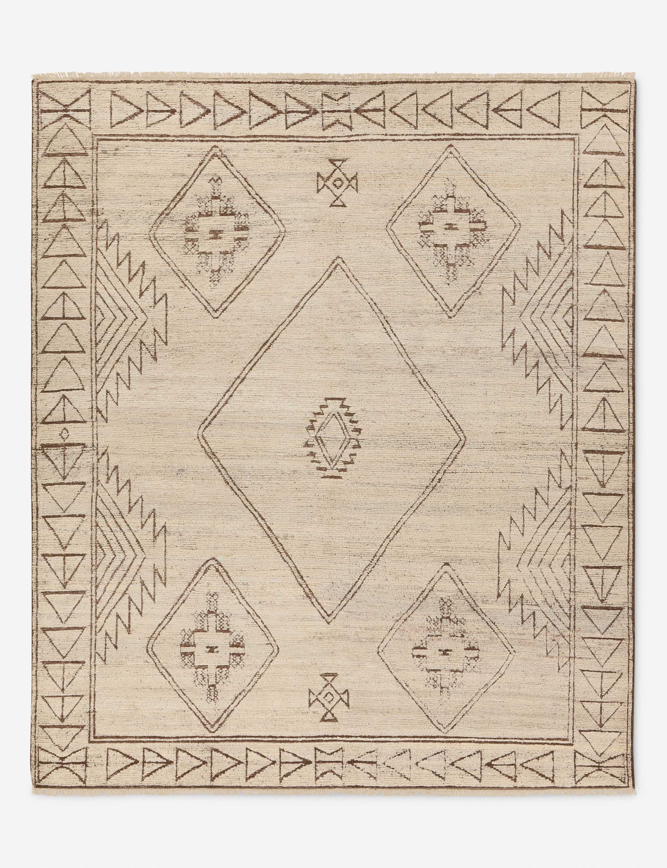 Lulu and Georgia Bethia Hand-Knotted Wool Moroccan-Style Rug