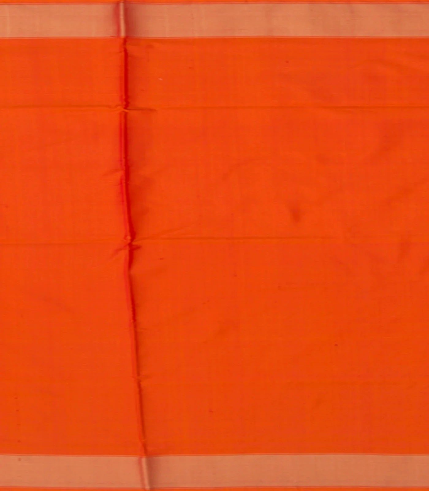 RmKV Orange Handwoven Rajkot Patola Silk Saree With Parrot and Elephant Motifs On Pallu - view 2