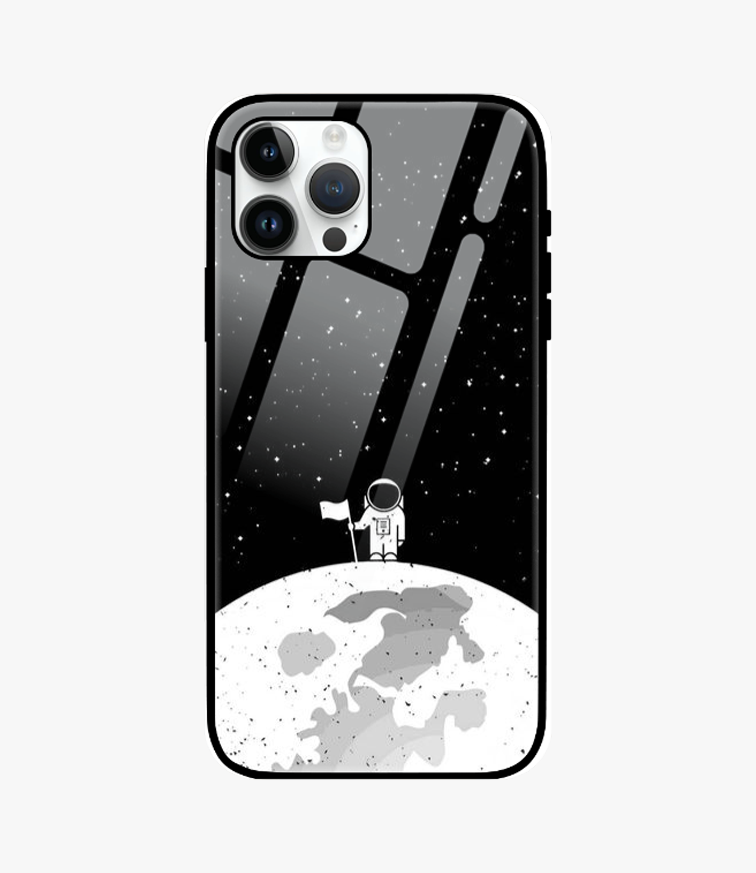 The Case Company Fly Me To The Moon Glass Case for iPhone 15 Pro Max