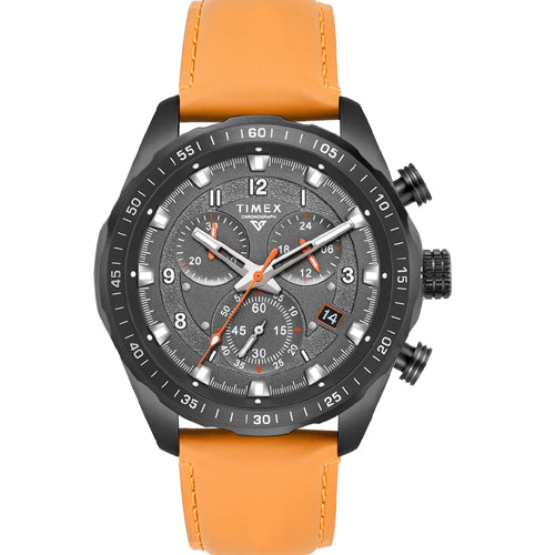 Timex Vector Grey Round Dial Analog Men's Watch 45mm TWEG26002