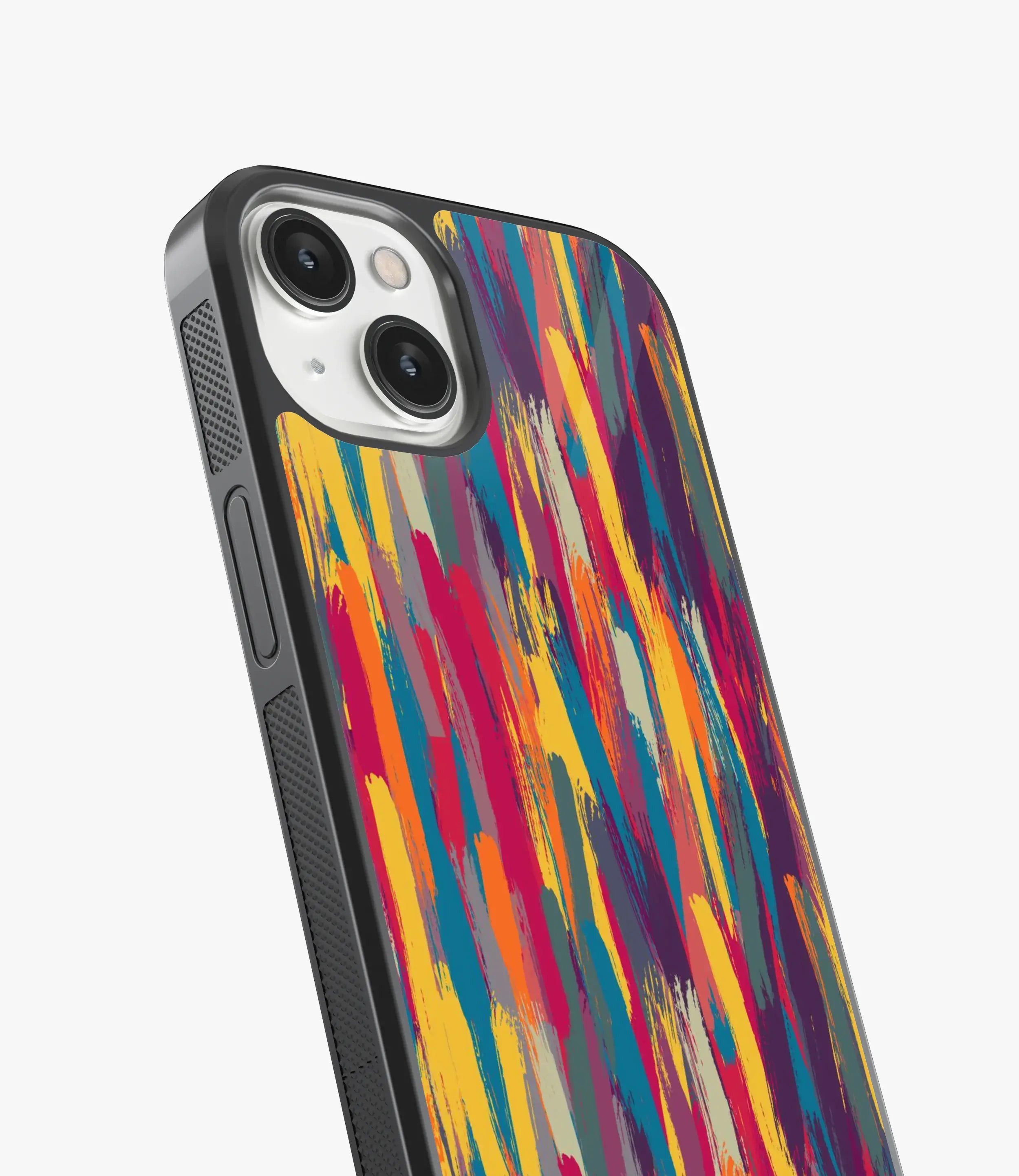 The Case Company Abstract Brush Strokes Pattern Glass Case - view 2