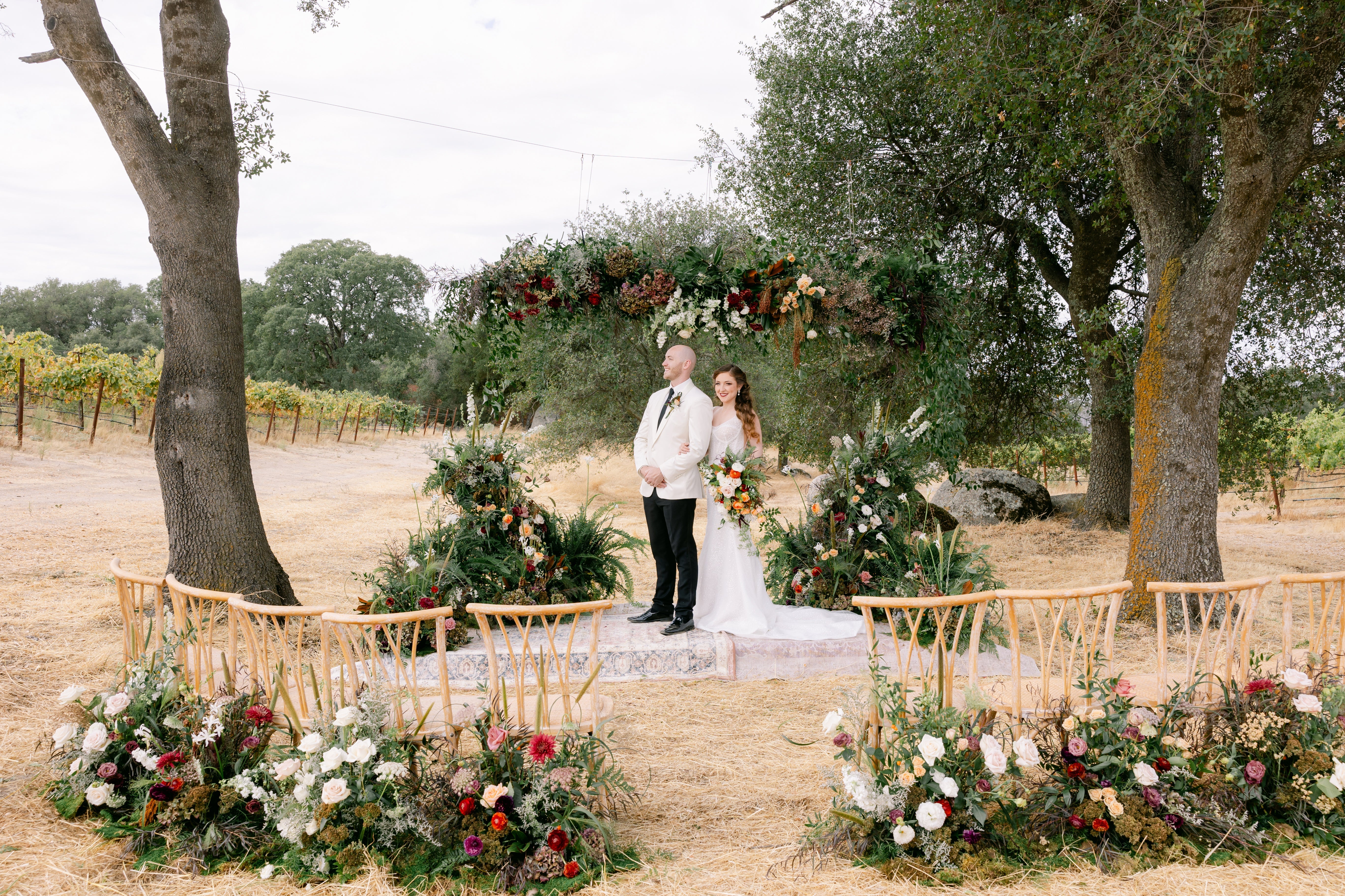 fiftyflowers.com Dusty Orange and Green Oasis Styled Shoot - view 5