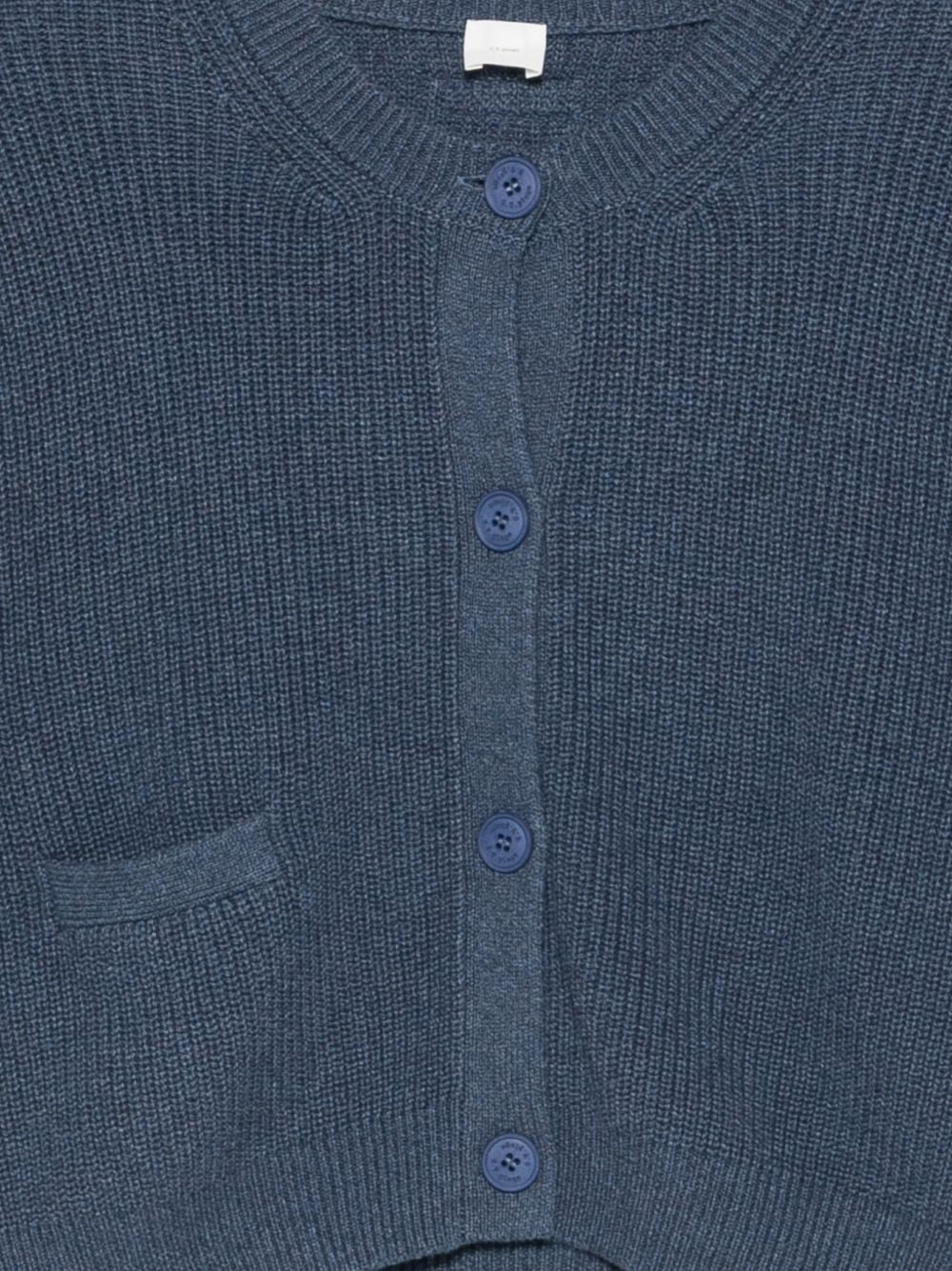 Ct Plage Cotton crewneck cardigan – Cotton 95%, Cashmere 5% - view 3