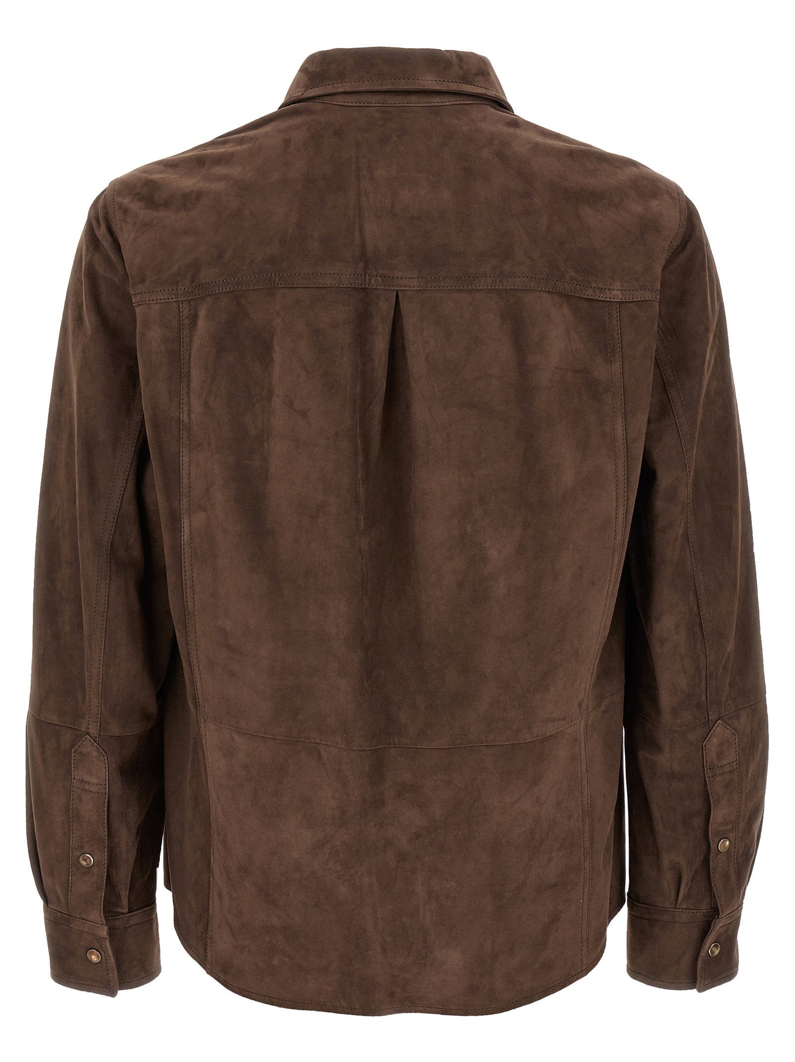Brunello Cucinelli Suede Overshirt - view 2