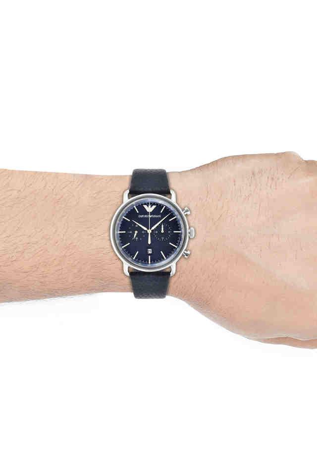 Emporio Armani Dress Blue Dial Men 42mm - view 2