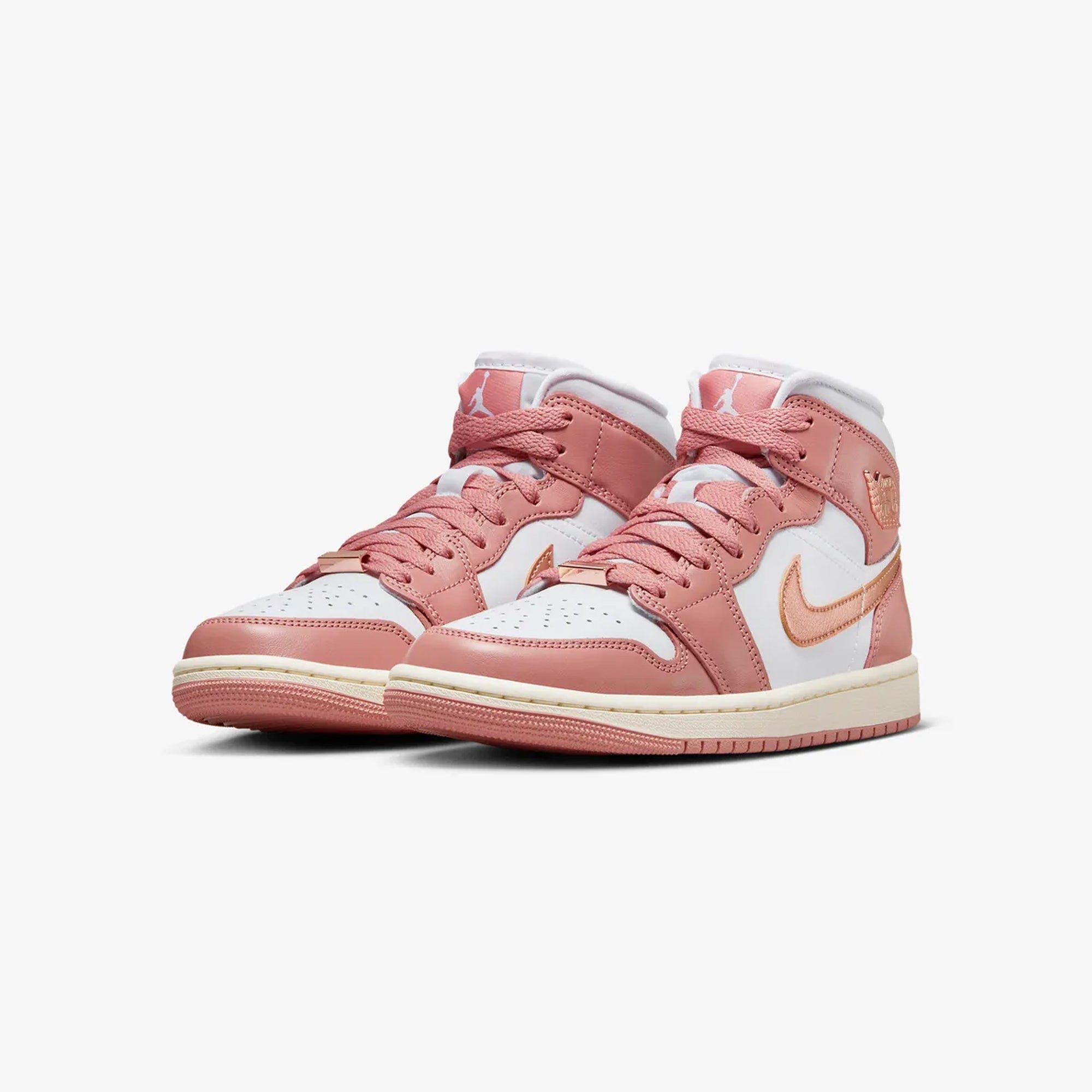 Jordan | AIR JORDAN 1 MID SE { RED STARDUST/METALLIC COPPER-WHITE-SAIL